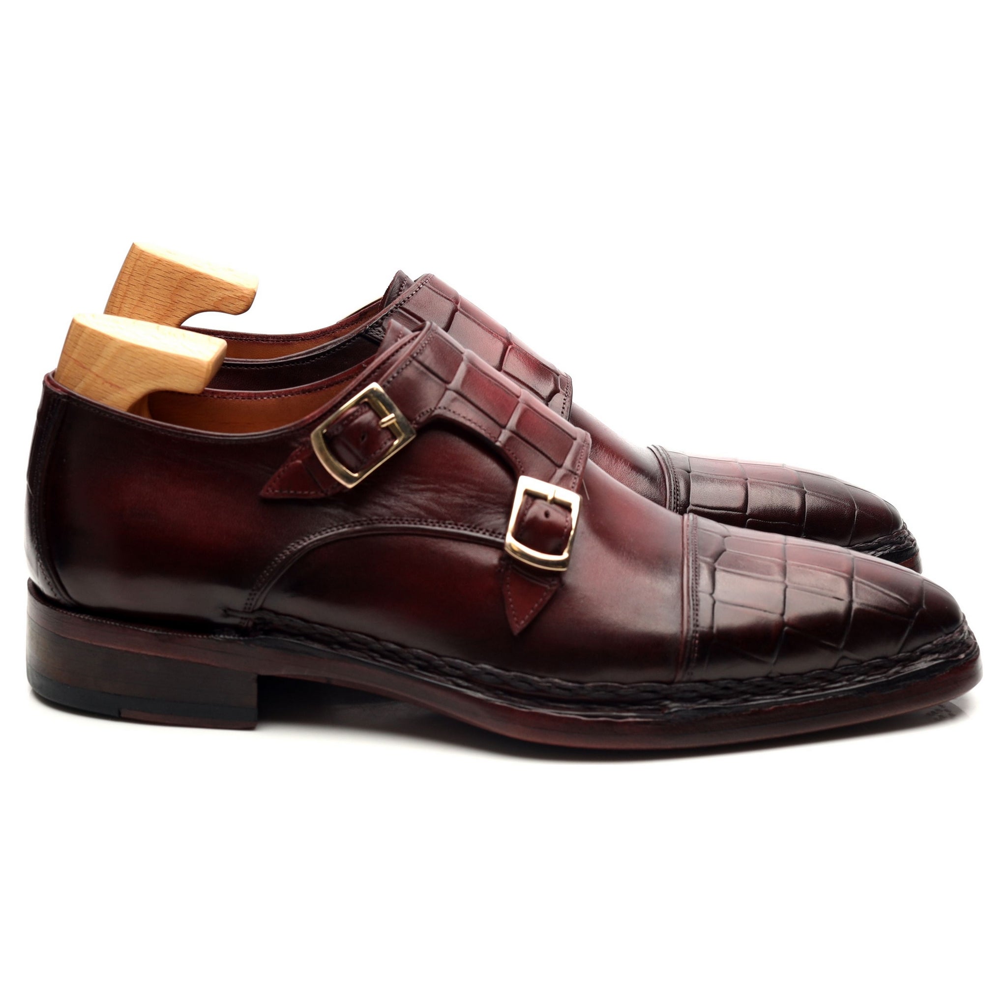 Paul Parkman double boucle cuir bordeaux UK 6 EU 40