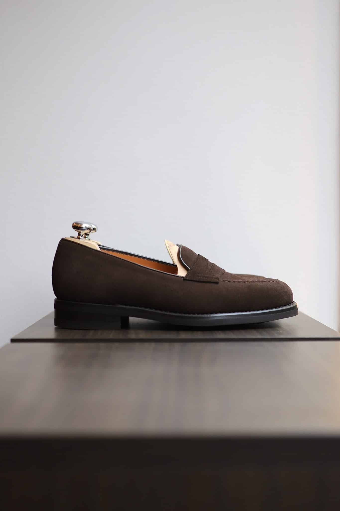 Malfroid Newport penny loafer veau velours