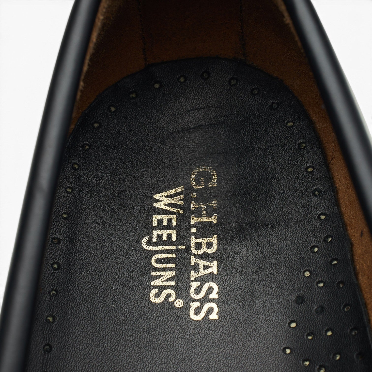 G.H. Bass Weejuns mocassins cuir noir pointure 11