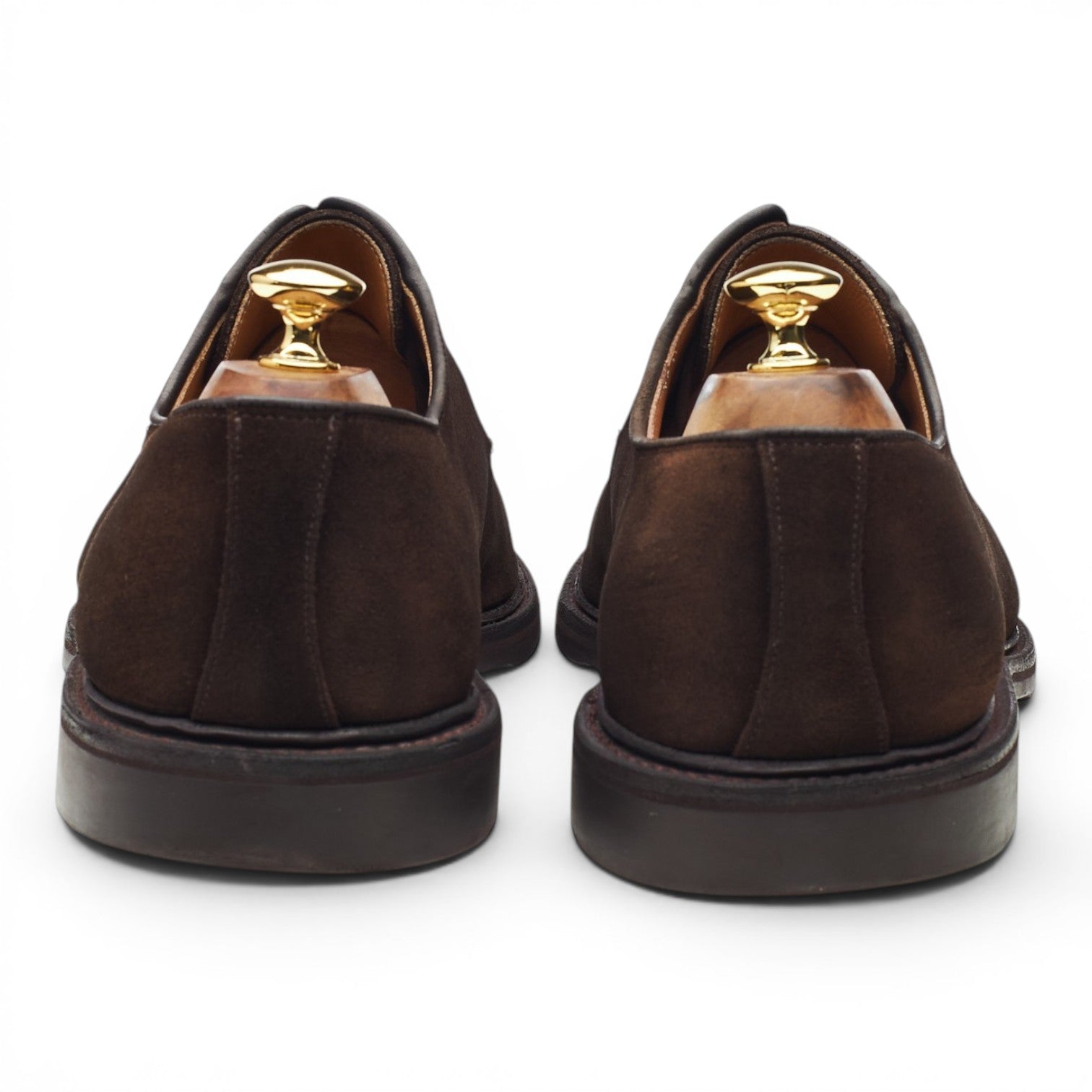 Crockett & Jones Lanark 3 derby suède marron UK 11