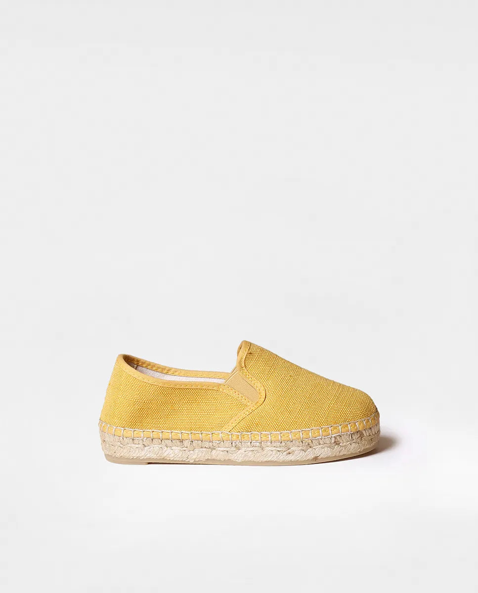 Toni Pons Efes-V espadrille enfant toile marine vegan