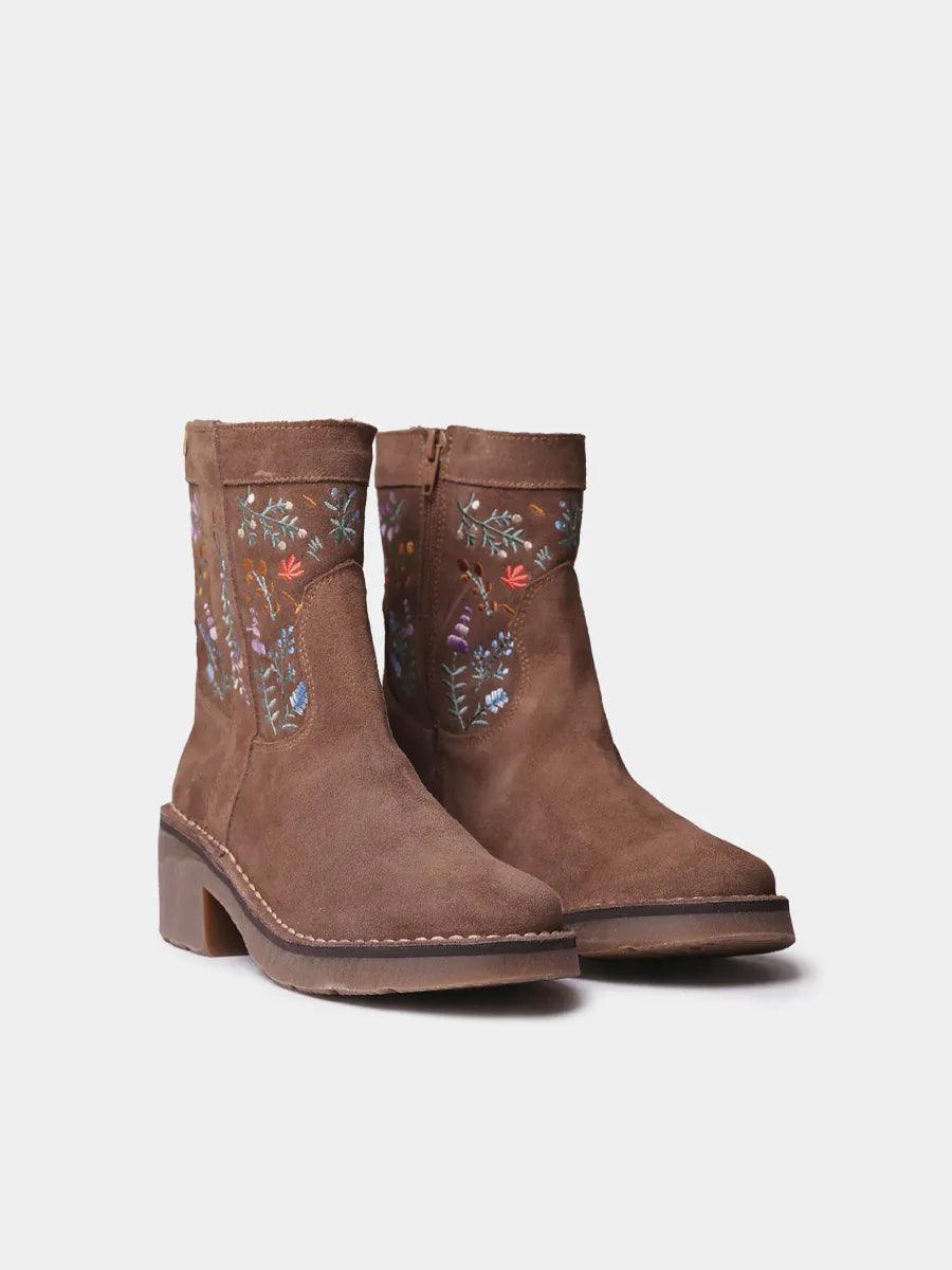 Toni Pons Monells bottine femme suède talon 5 cm