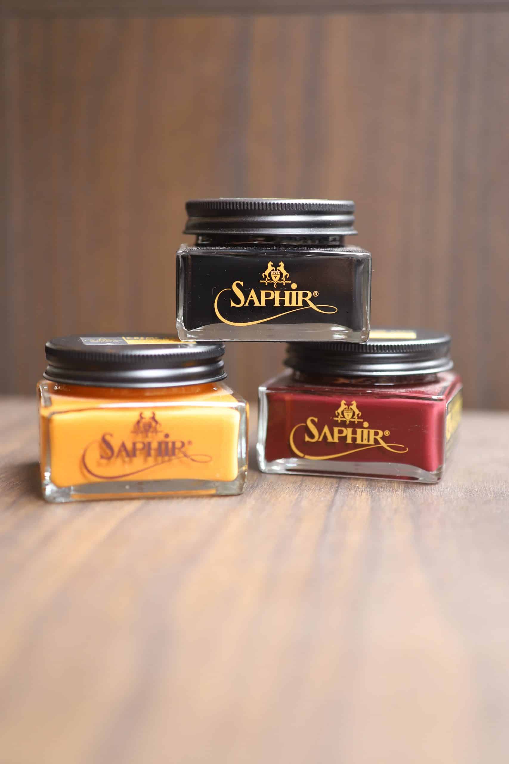 Saphir Médaille d'Or crème pommadier cuir