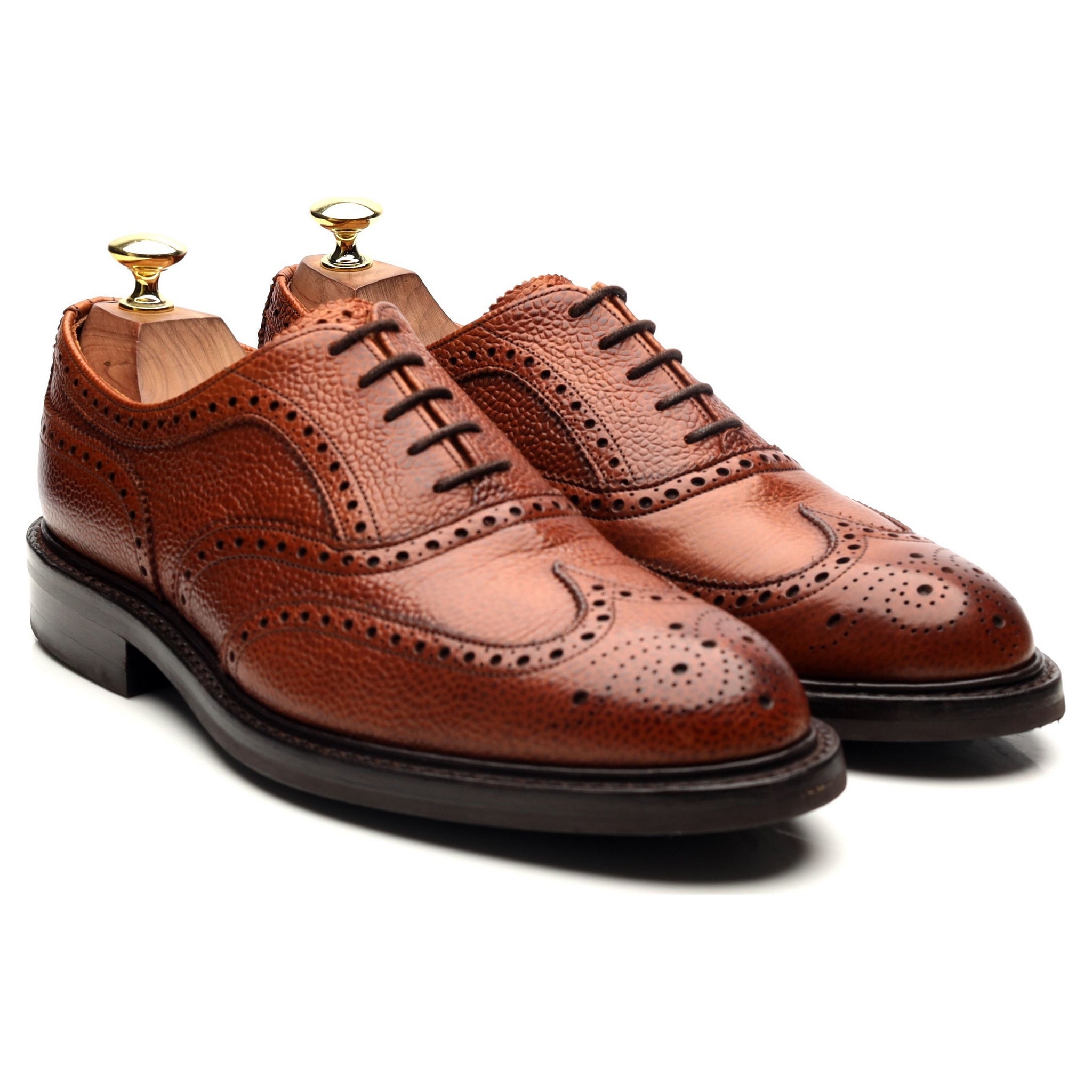 Cheaney Hythe II richelieu cuir brogue marron UK 7