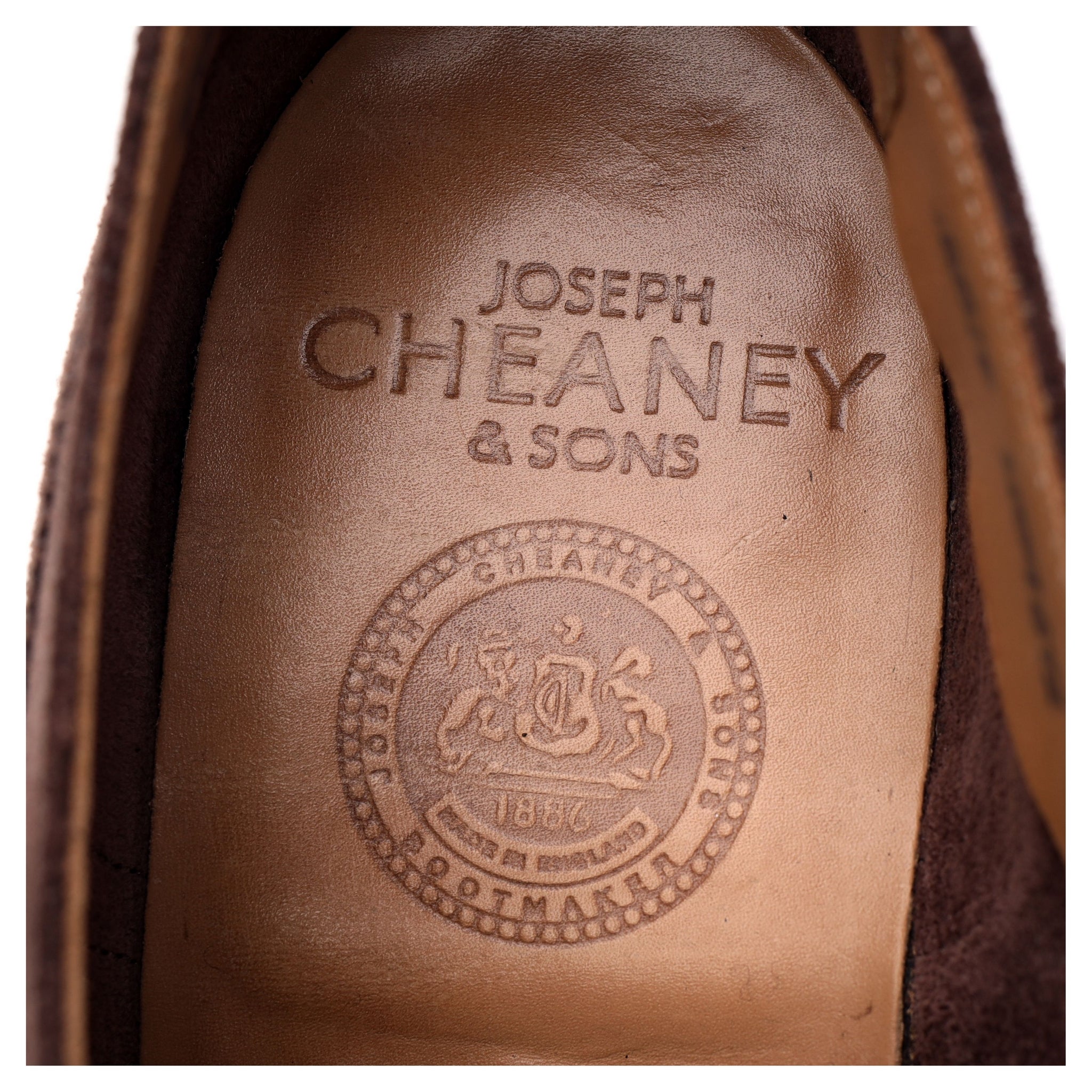 Cheaney Sidney oxford brogues suède marron pointure UK 7