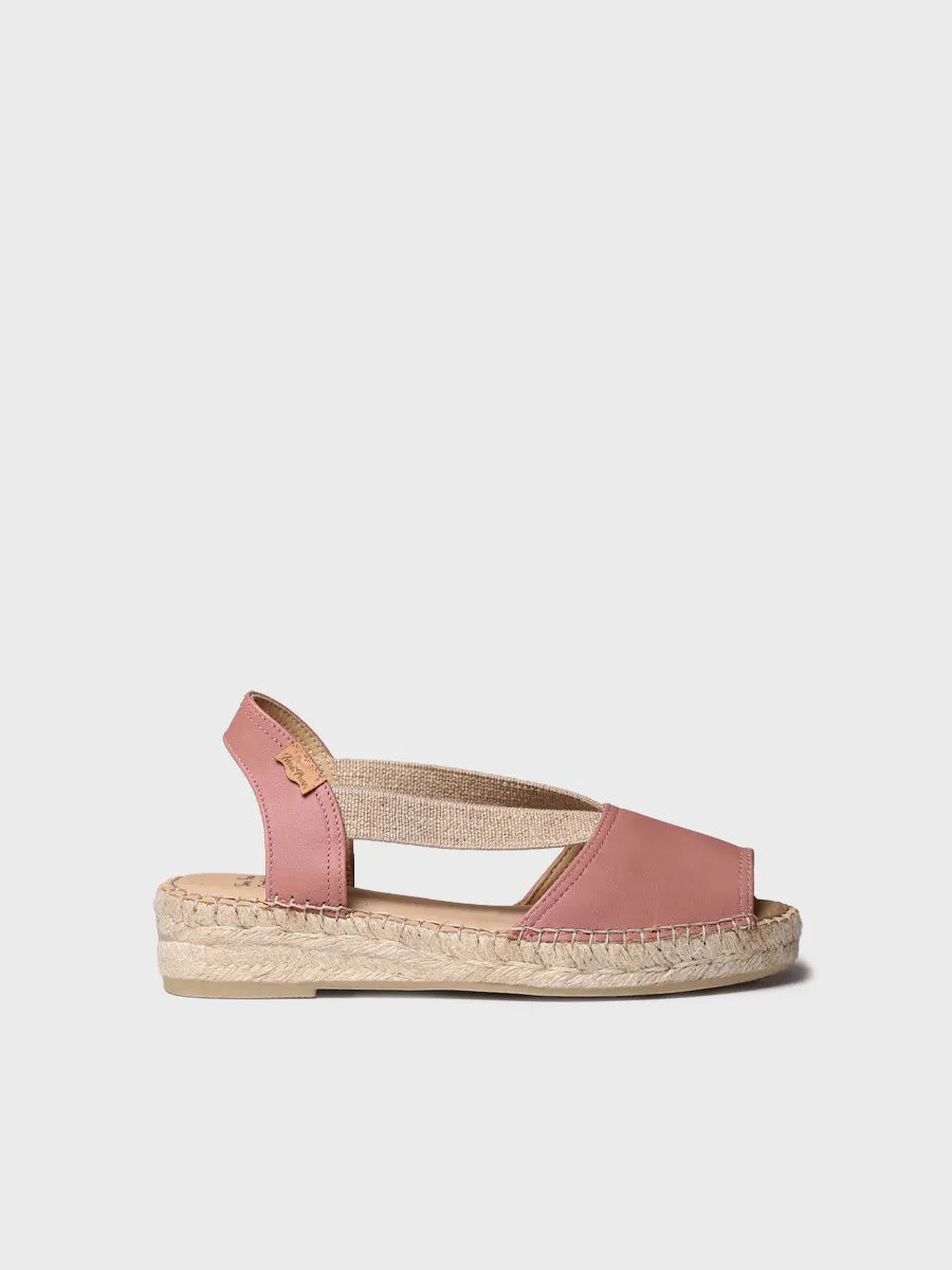 Toni Pons Tala espadrille cuir compensée pied large