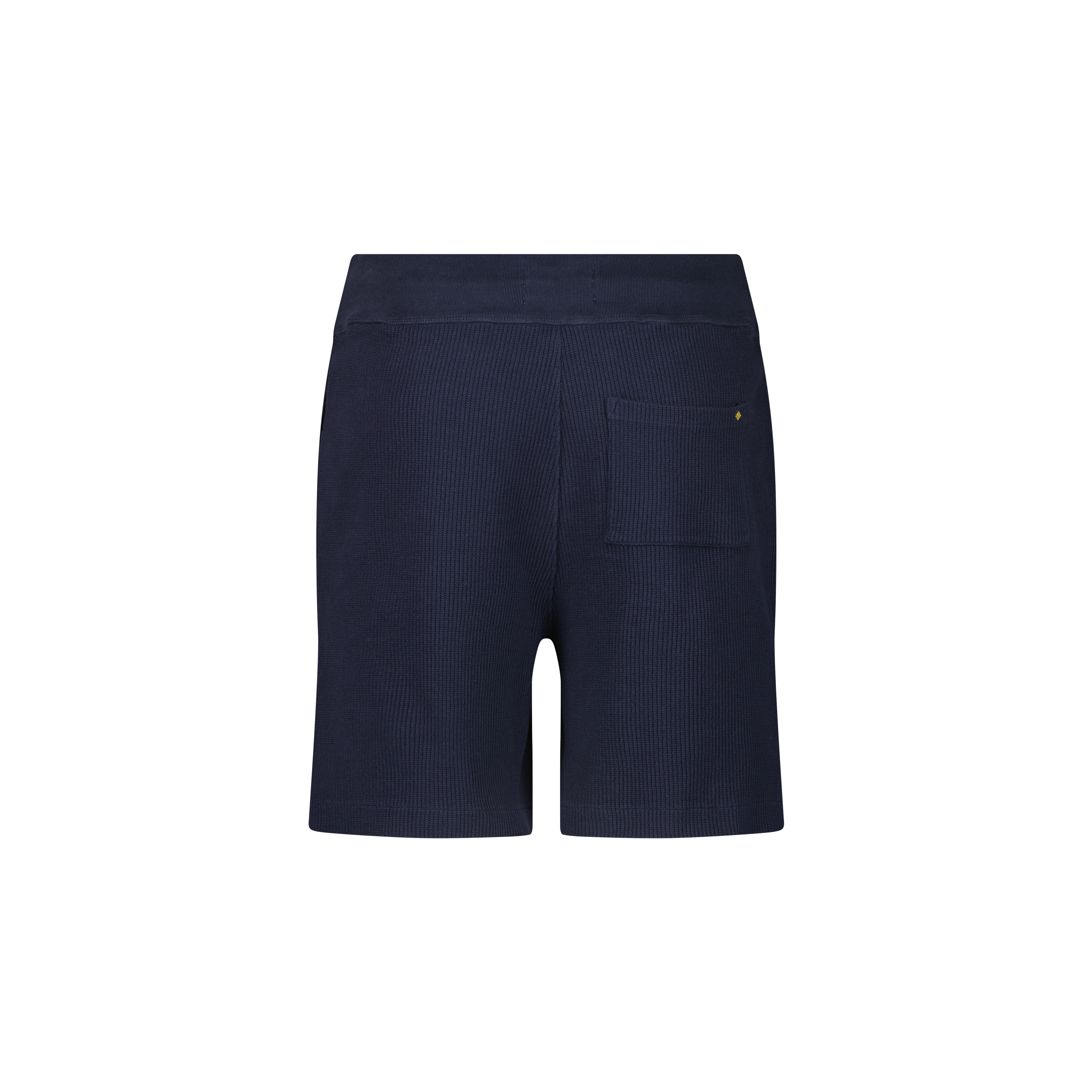Rivieras Barbades Short Nid d'Abeille Marine Coton
