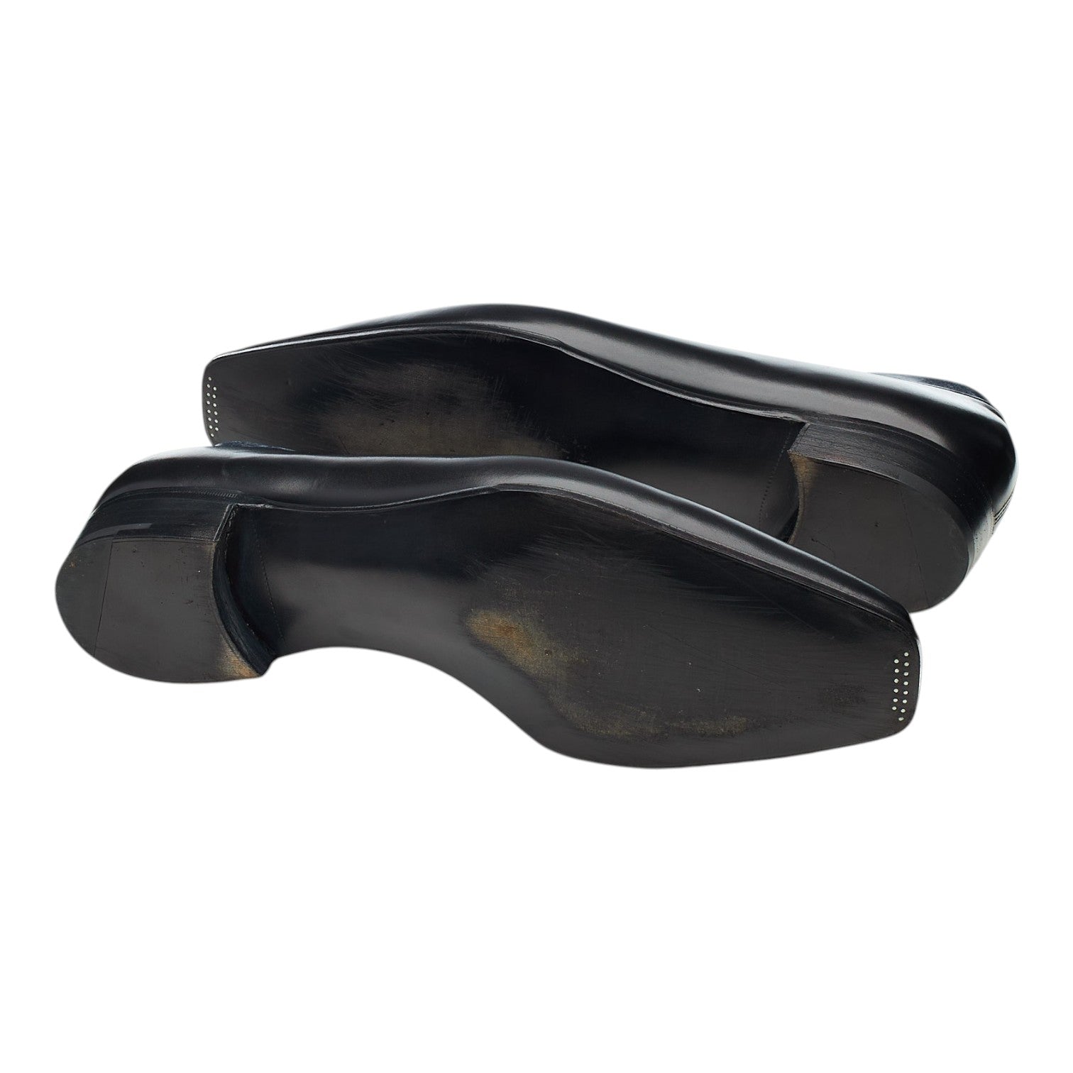 Anthony Cleverley Bulow mocassin cuir noir UK 9.5