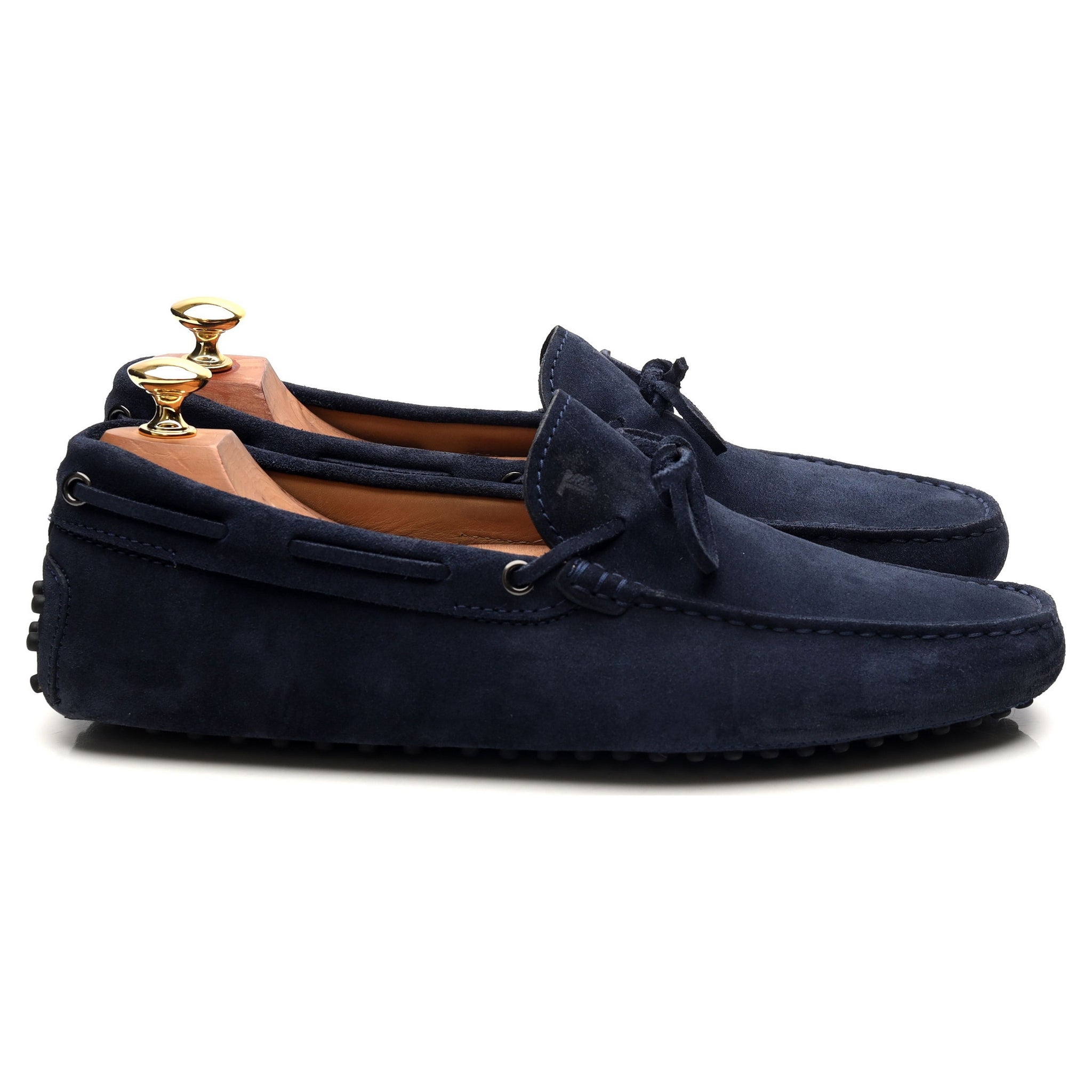 Tod's Gommino mocassins daim bleu UK 9