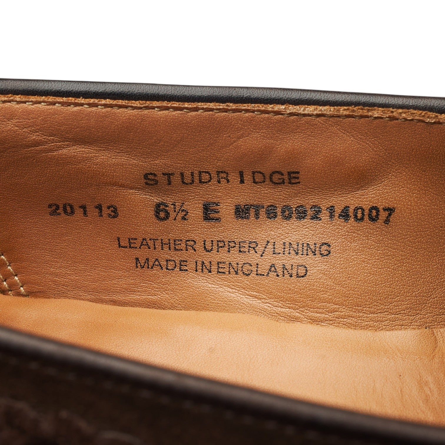 Crockett & Jones Studridge mocassin daim marron UK 6.5