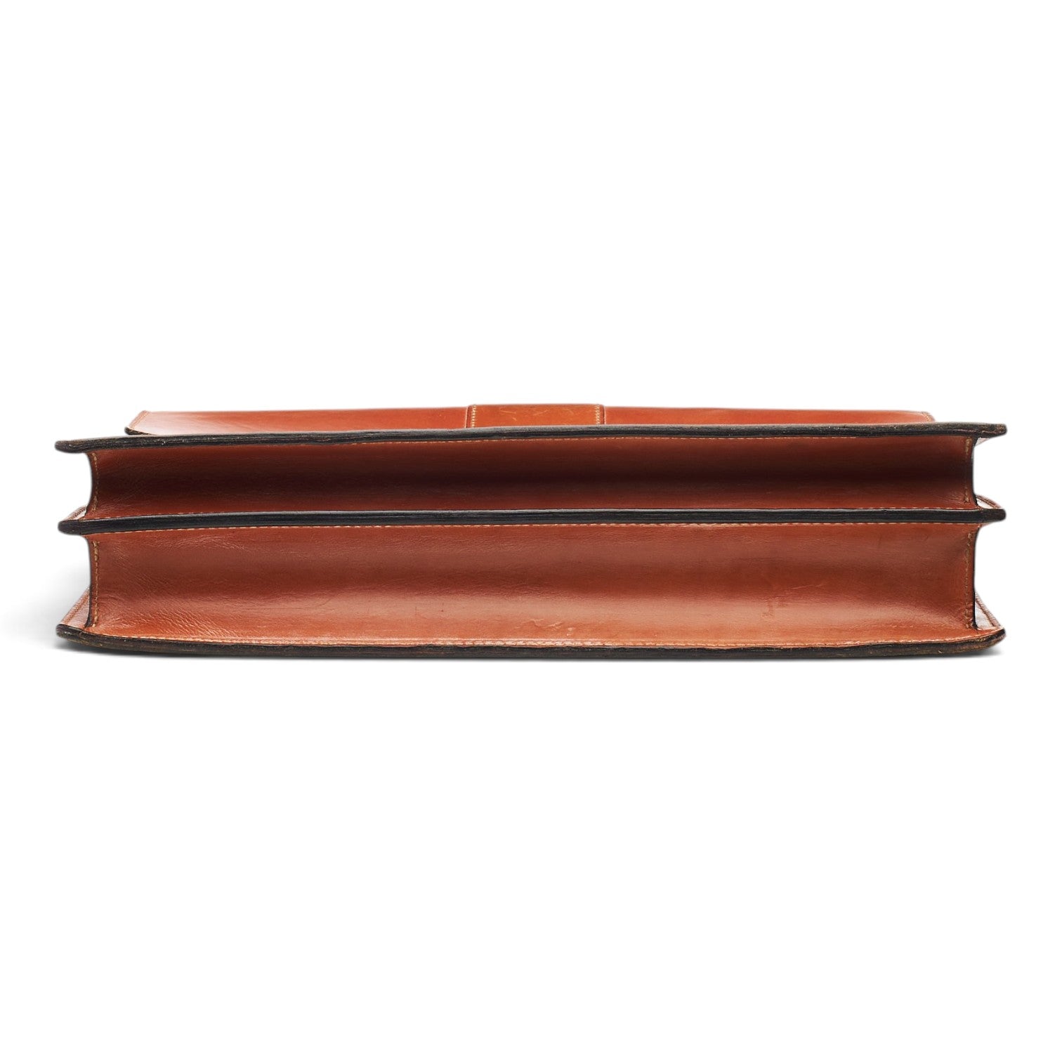 Dunhill Alfred serviette cuir marron 40 cm