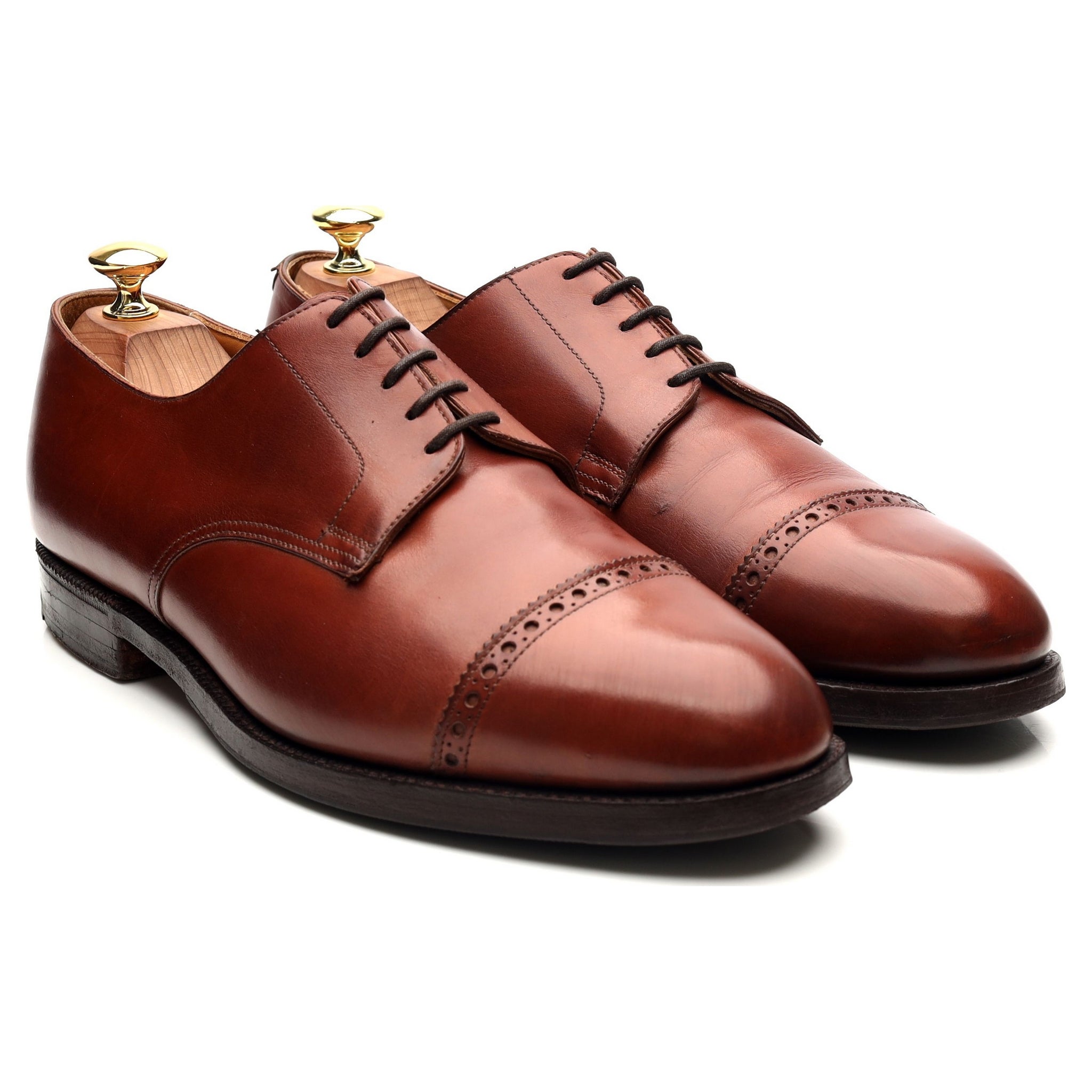 Crockett & Jones Draycott derby cuir marron 8,5 UK