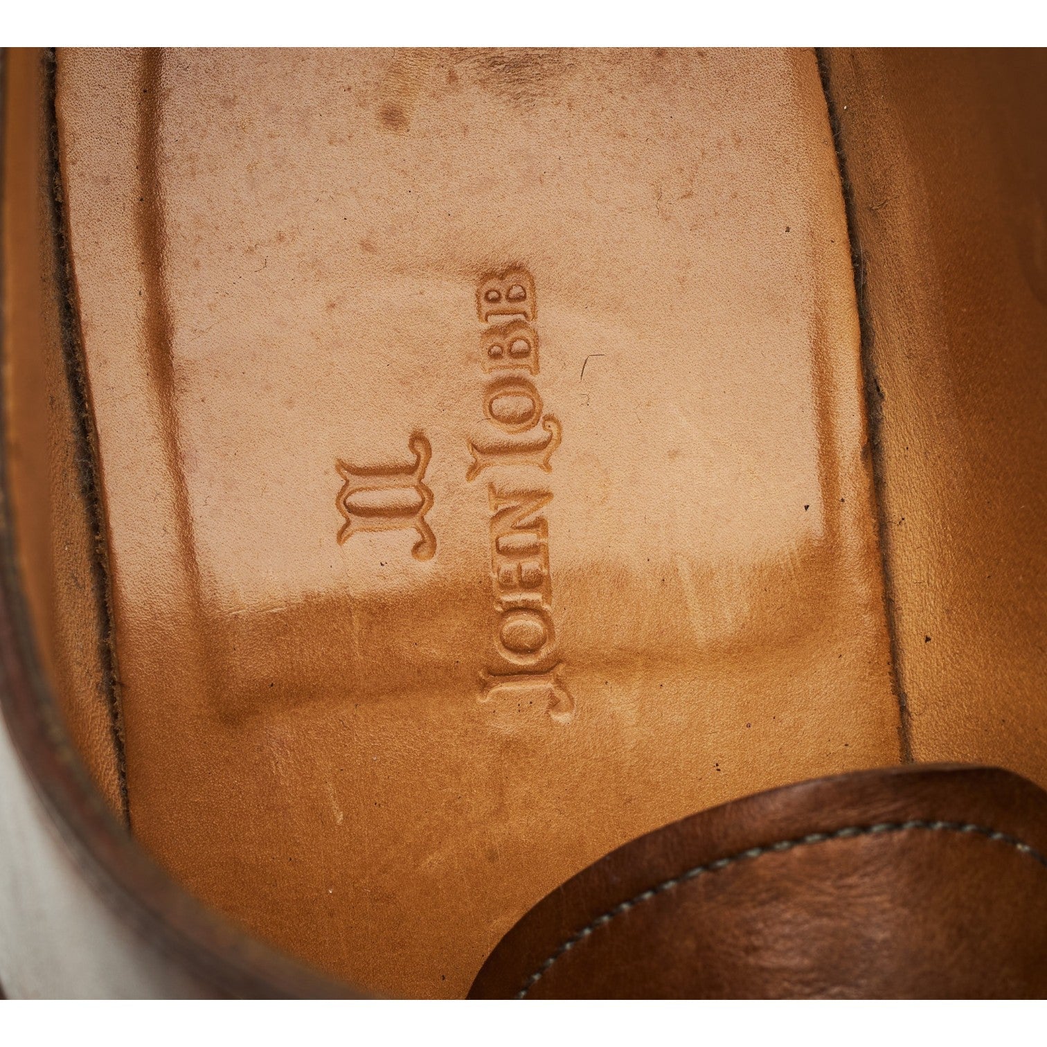 John Lobb Brighton derby cuir marron pointure UK 6.5 EE