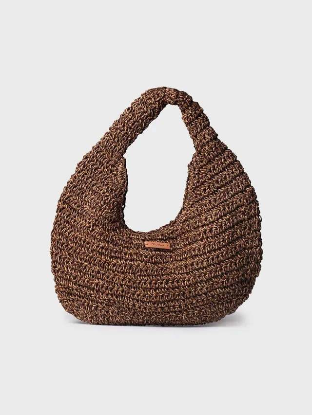 Toni Pons Tineo sac femme raphia brillant