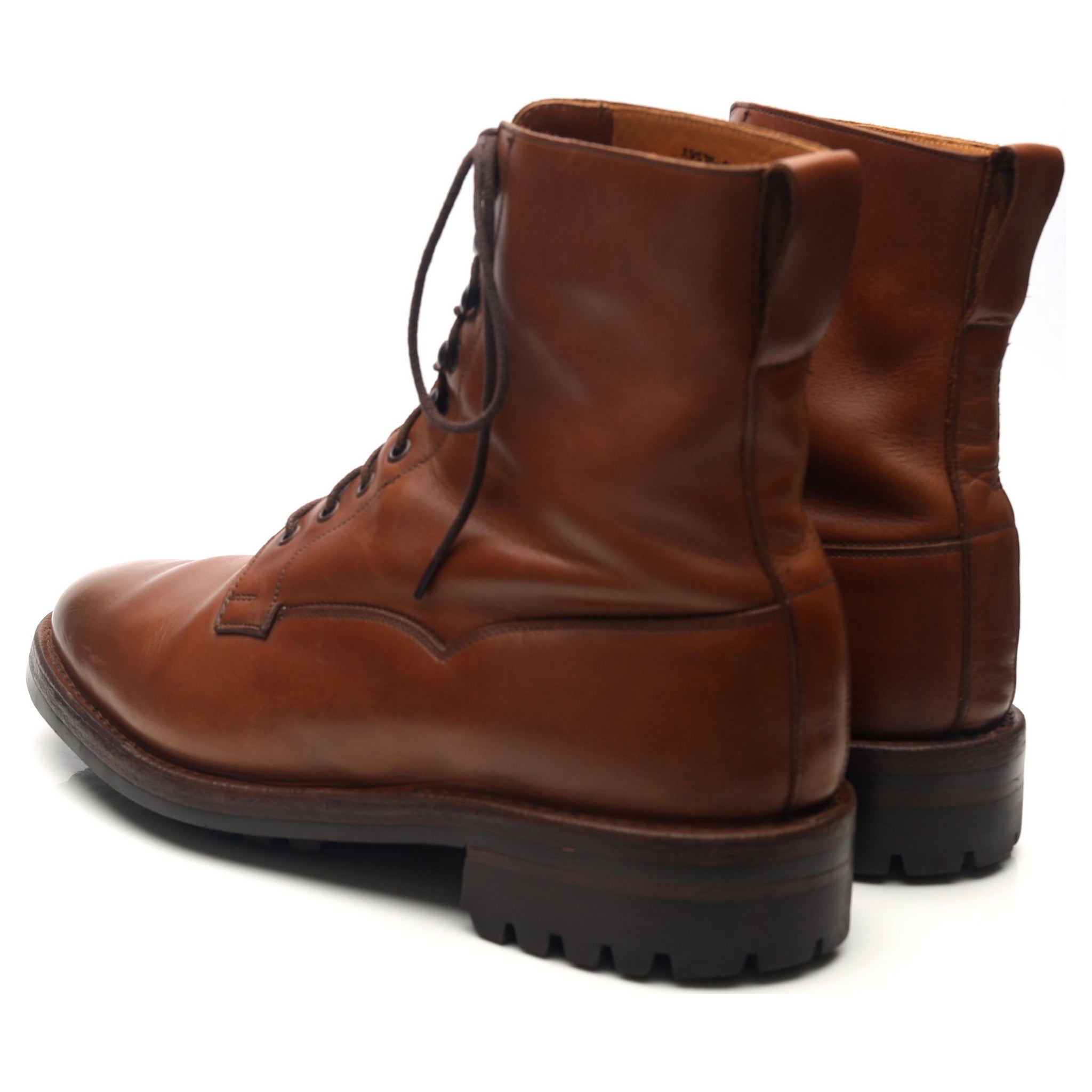 Crockett & Jones Snowdon boots cuir gras marron UK 9 E