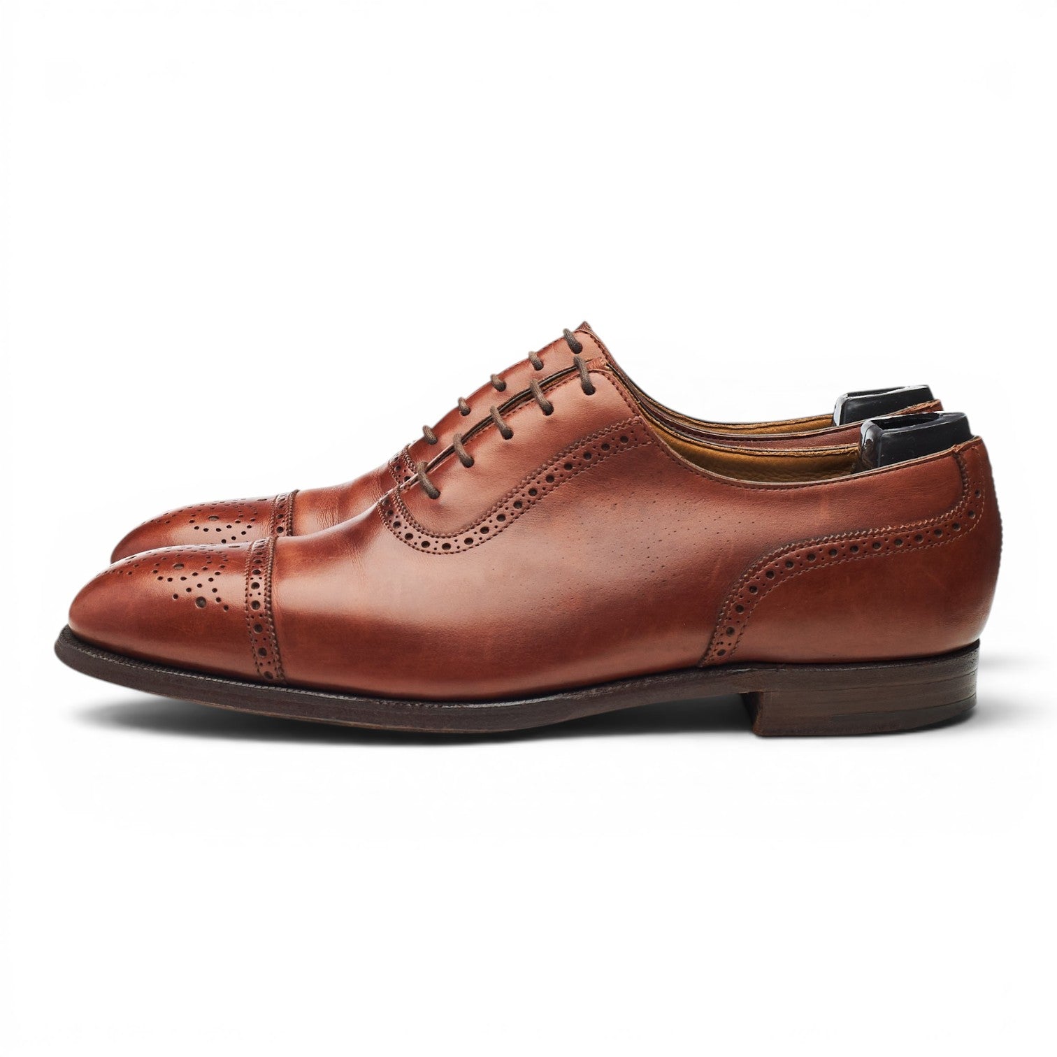 George Cleverley richelieu brogues marron UK 6.5
