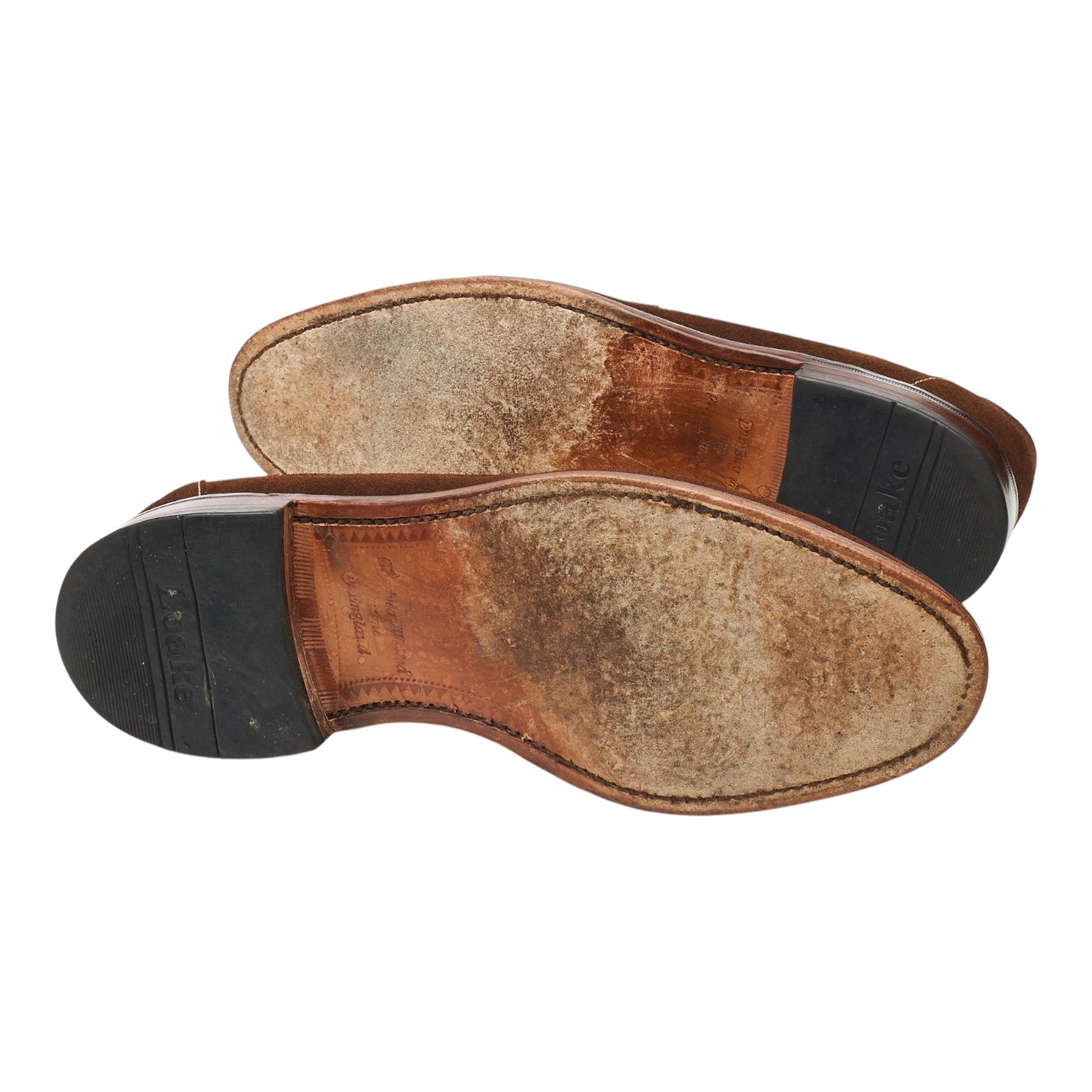 Loake Imperial mocassin daim marron tabac 7 UK