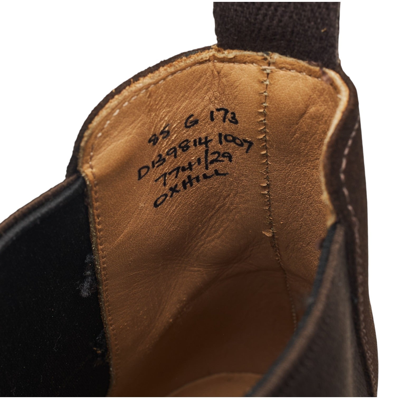 Church's Oxhill bottines chelsea daim marron UK 8.5