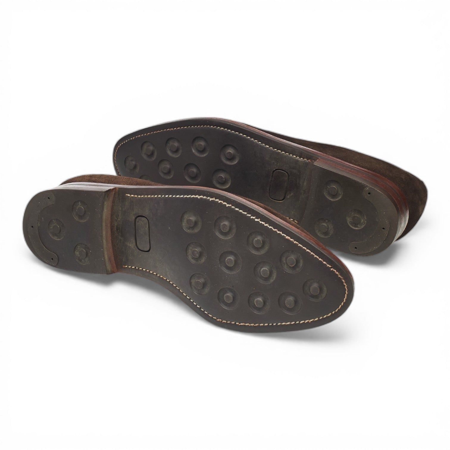 Enzo Bonafe derby cuir suède marron pointure UK 8,5
