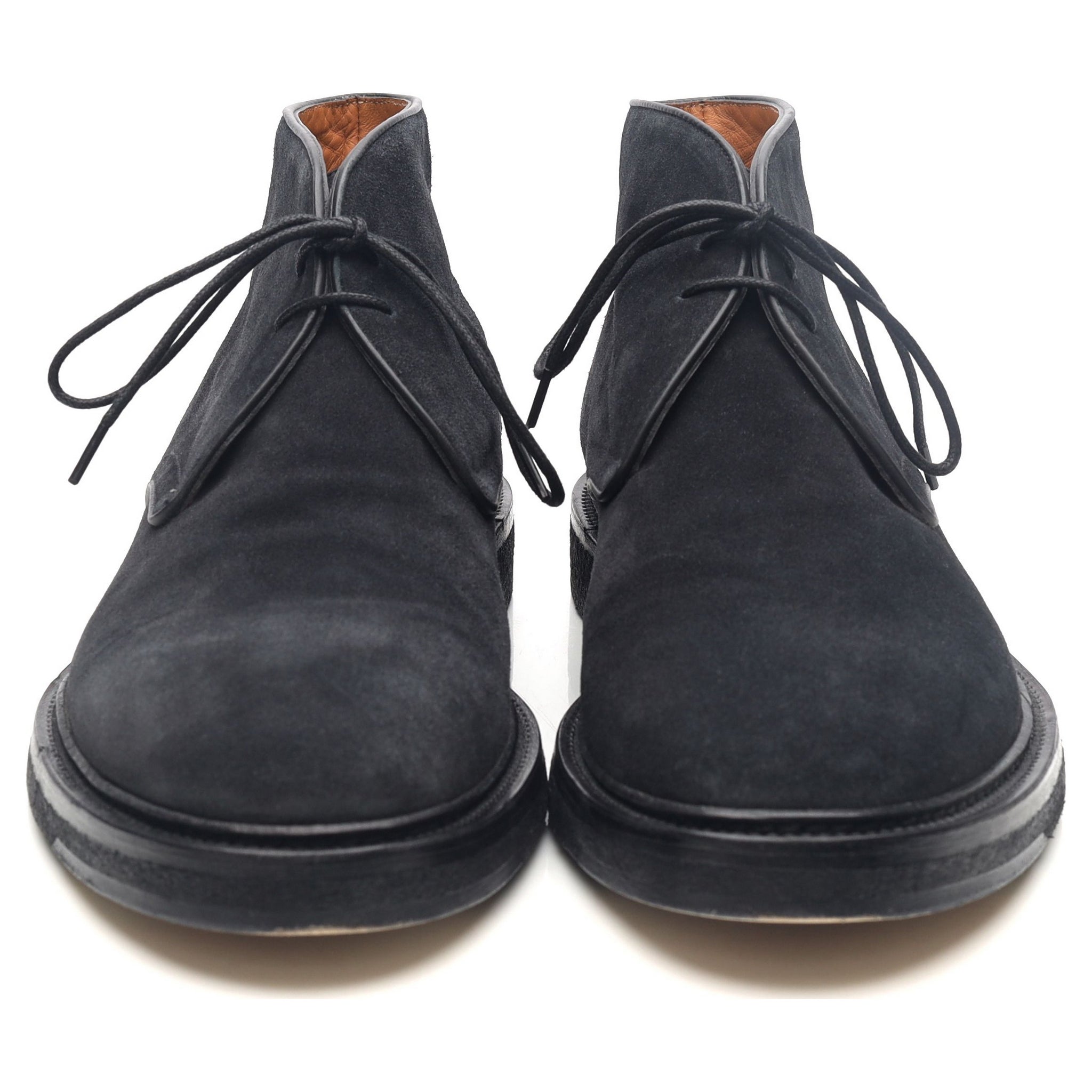 Mr P. chukka boots suède bleu marine UK 8.5