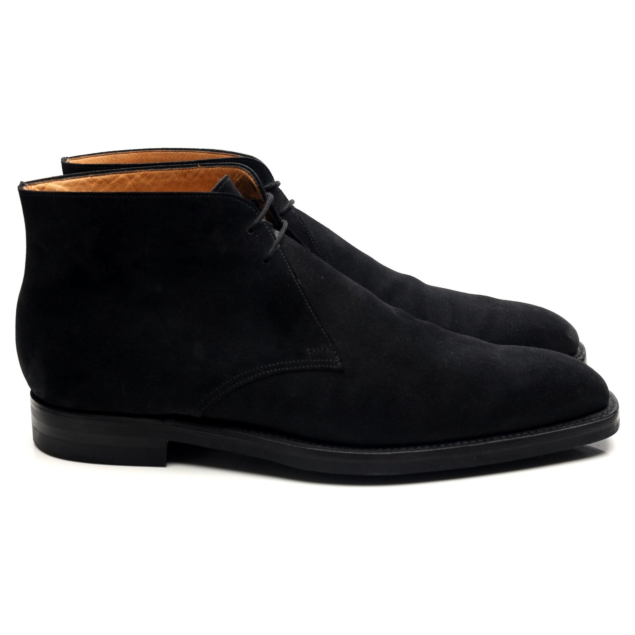 Crockett & Jones Tetbury boots chukka daim noir UK 9