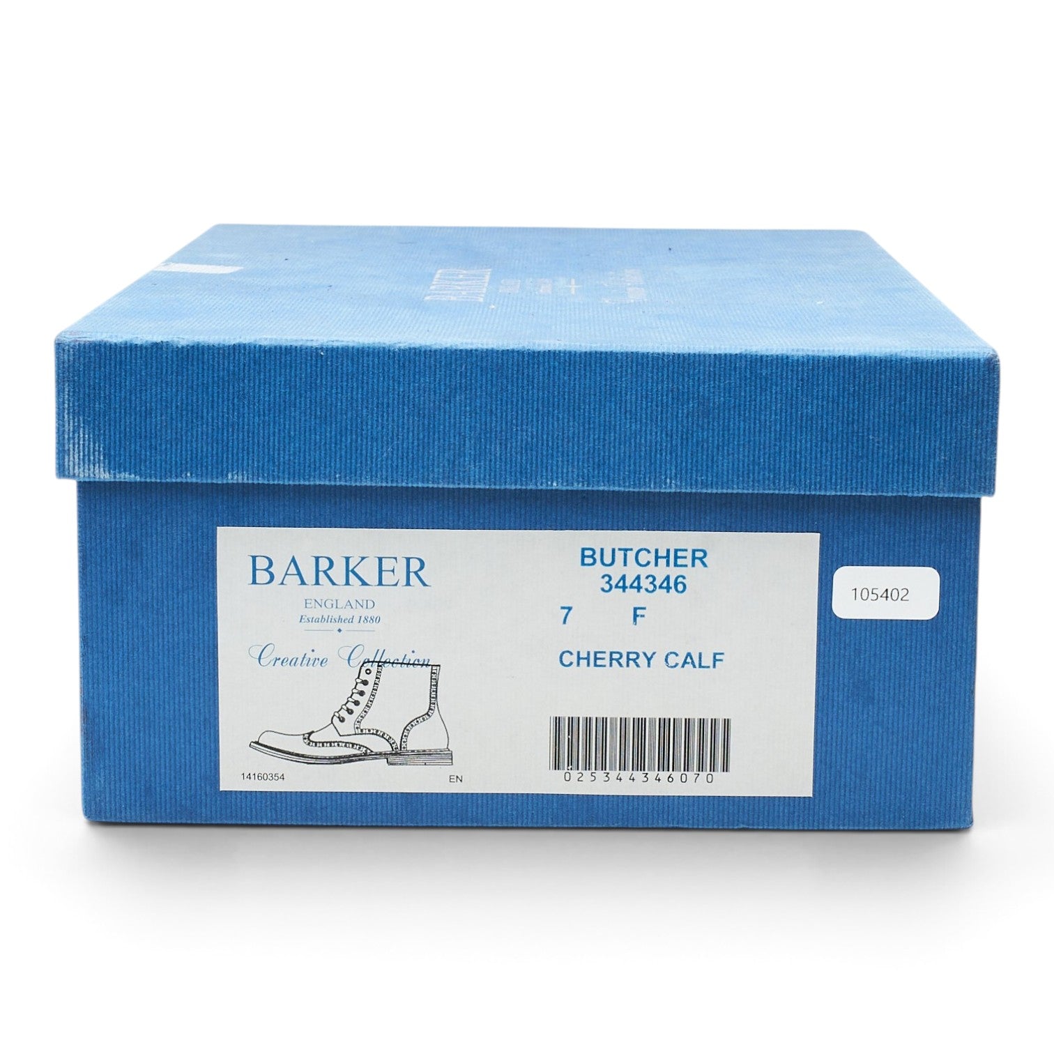 Barker Butcher bottes cuir marron UK 7