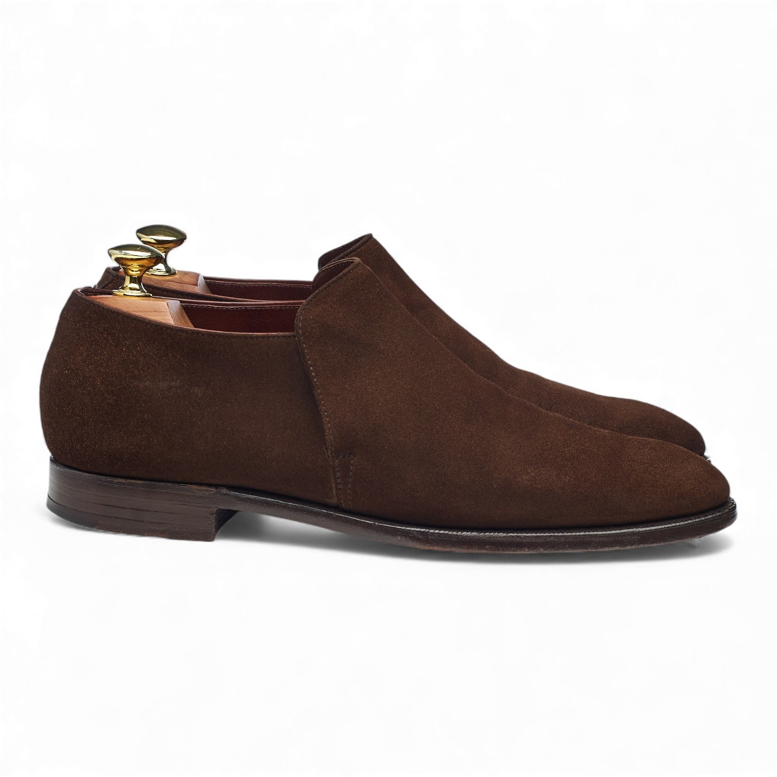 Crockett & Jones Kempton boots suède marron UK 7