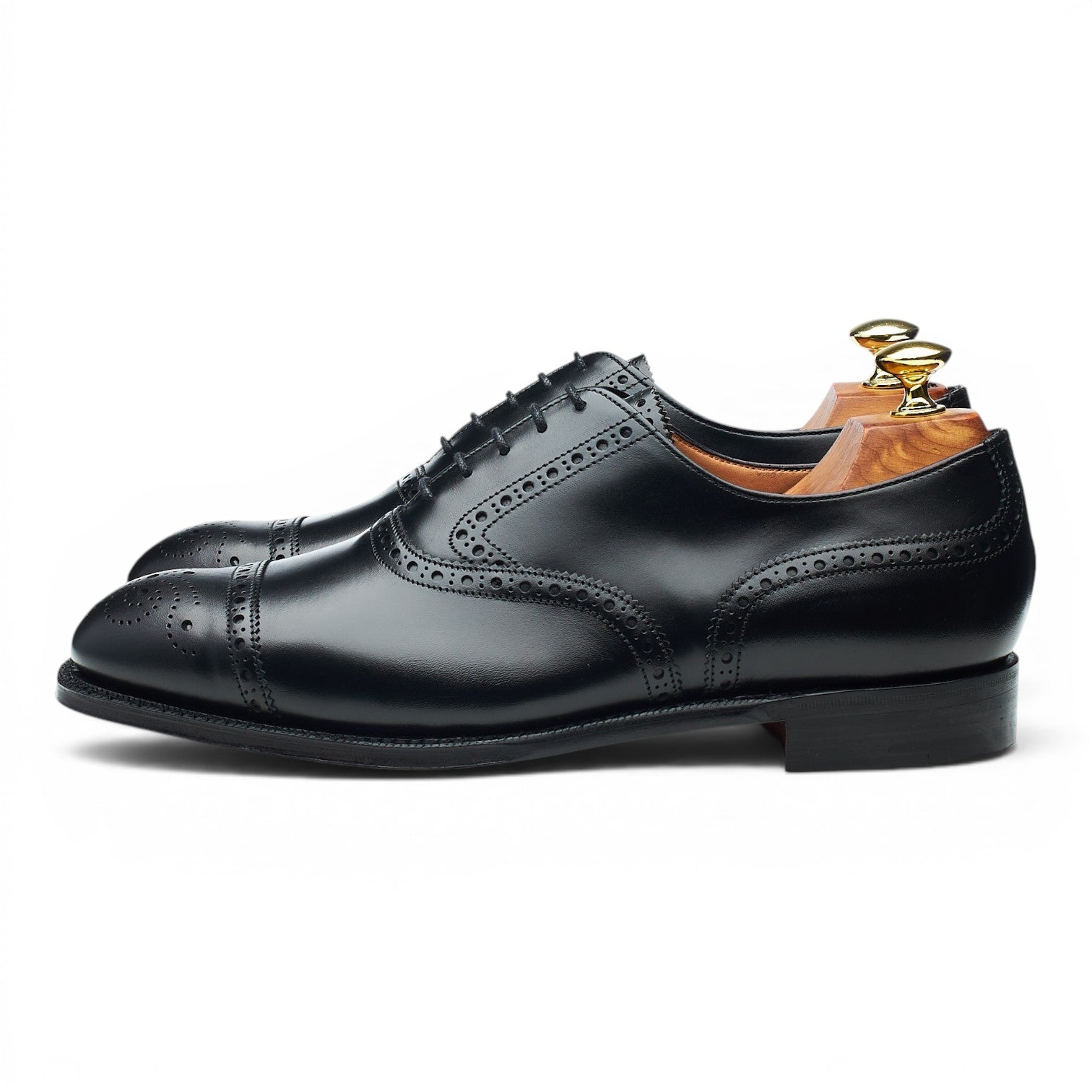Cheaney 2873 richelieu cuir noir UK 7.5 large