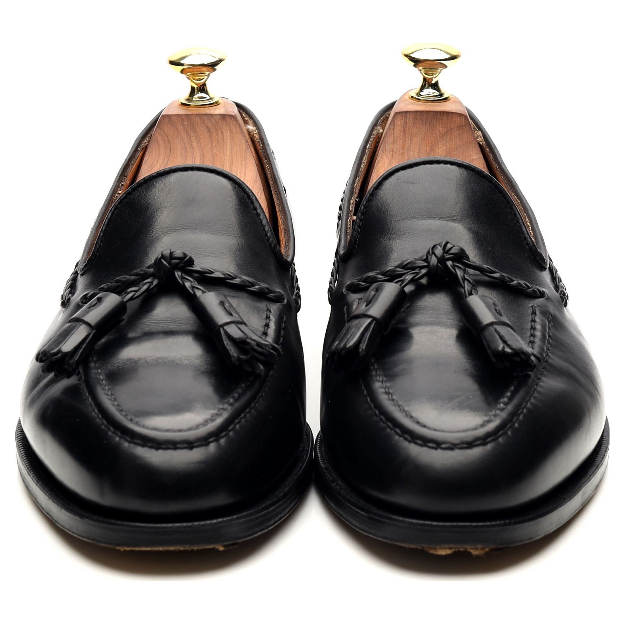 New & Lingwood mocassins cuir noir pointure UK 7,5