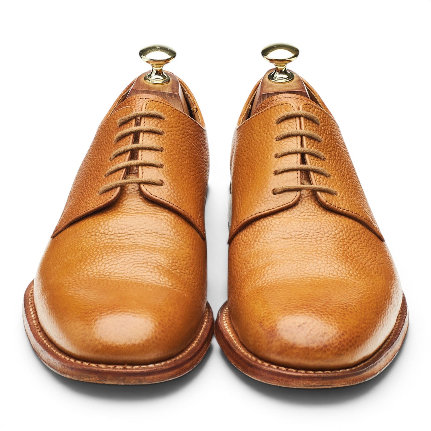 Grenson Toby derby cuir grainé marron 7 F