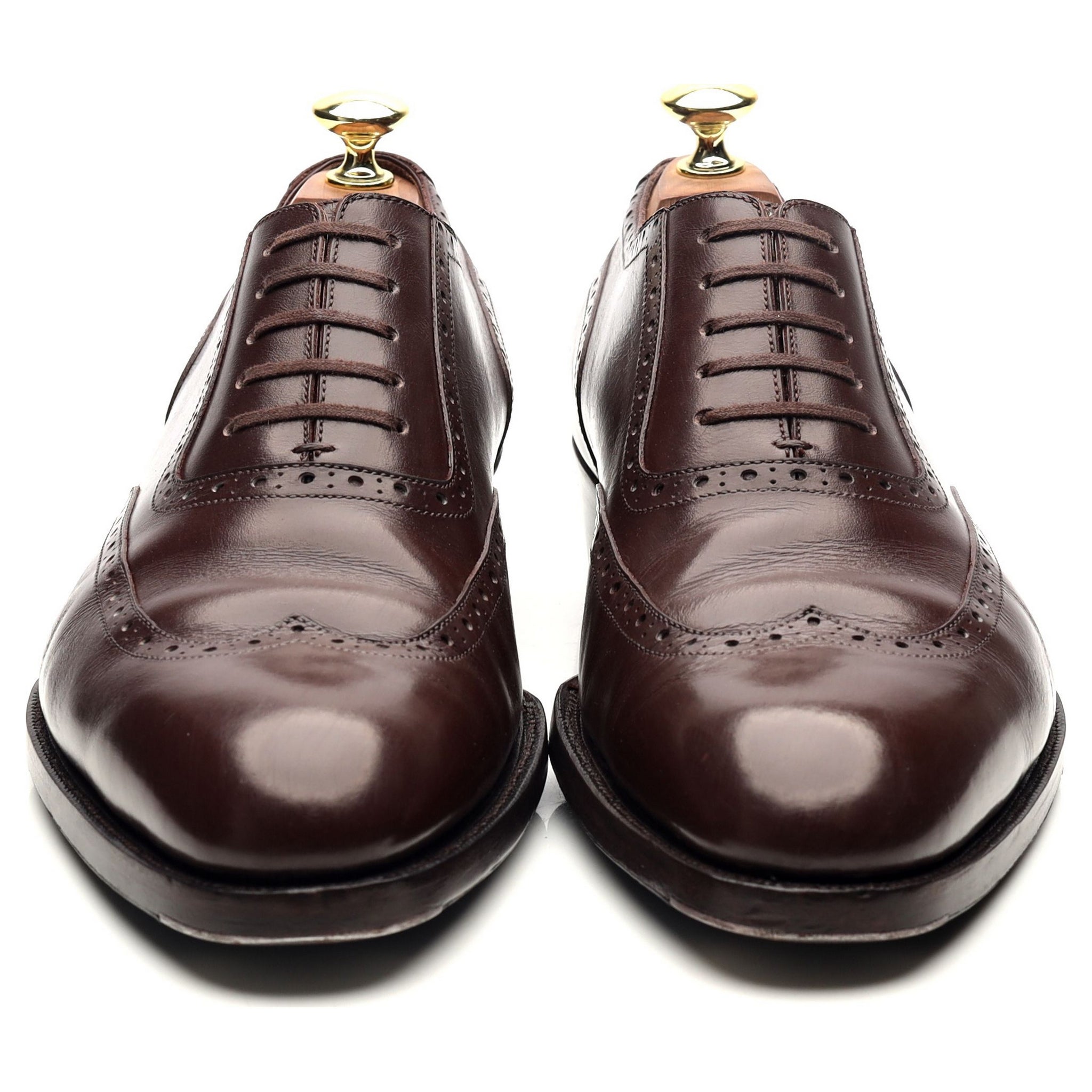 Oct. Tenth Adelaide richelieu brogue cuir marron 7.5 UK