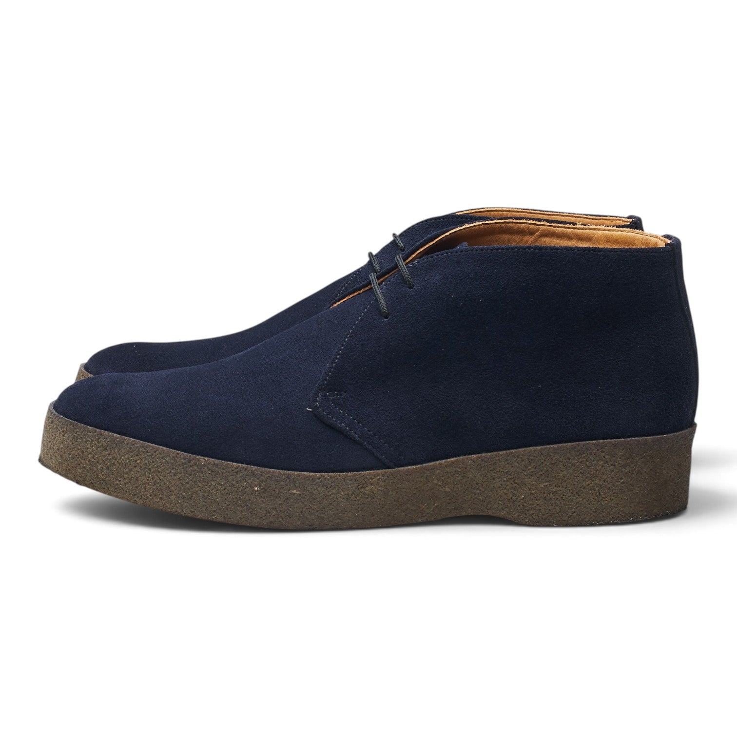 Sanders Hi-Top bottines chukka daim bleu UK 8.5