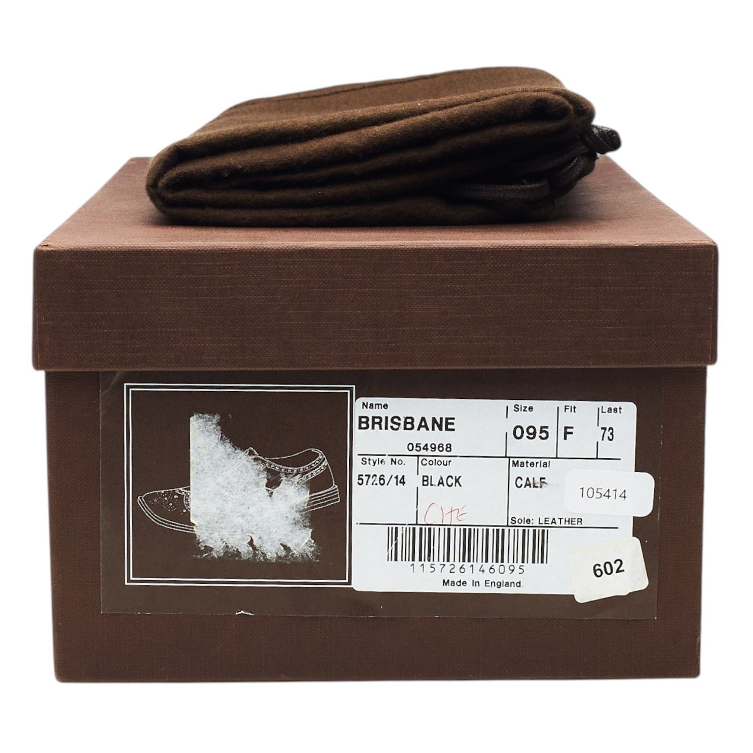 Church's Brisbane richelieu cuir noir pointure UK 9.5