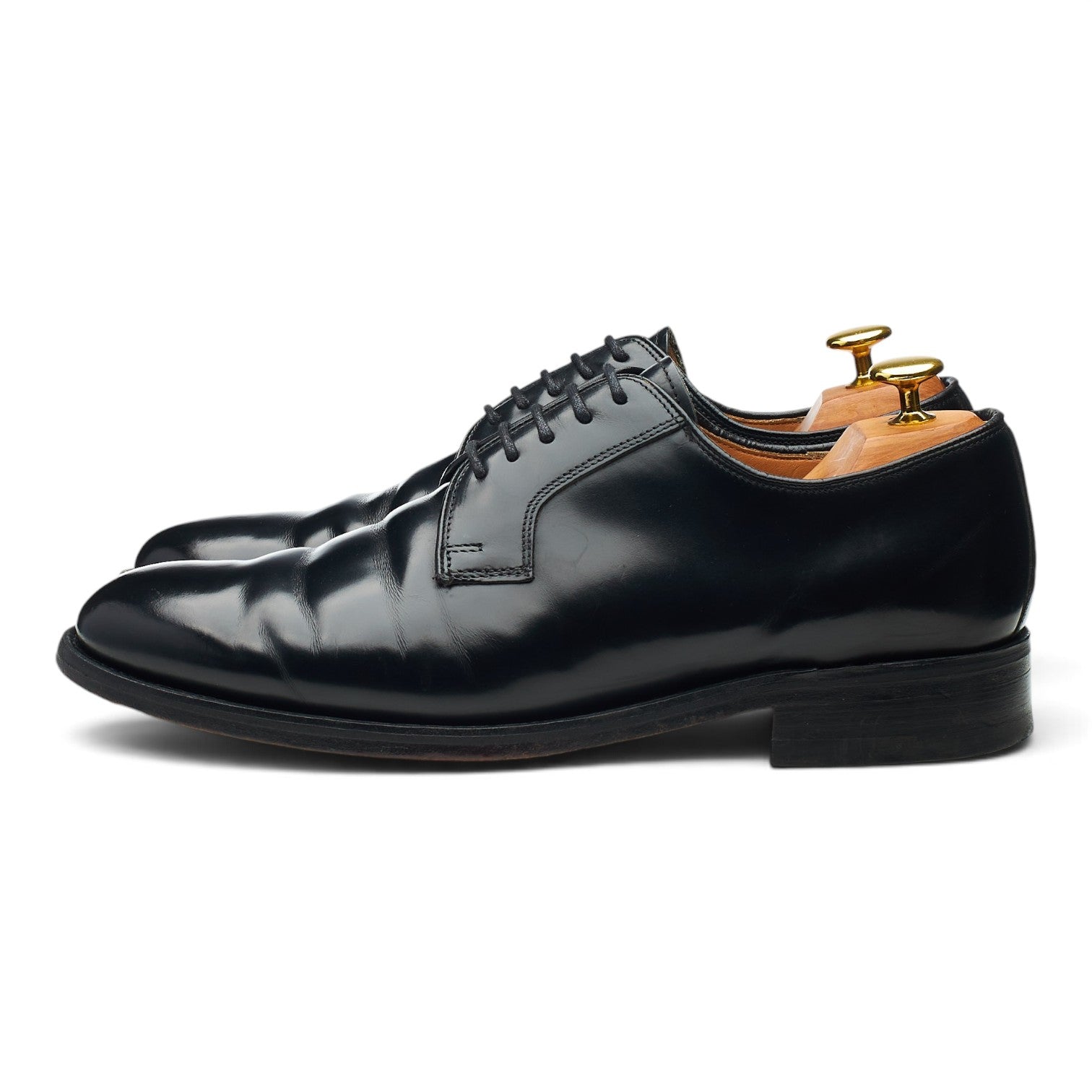 Barker derby cuir noir bout uni UK 8,5