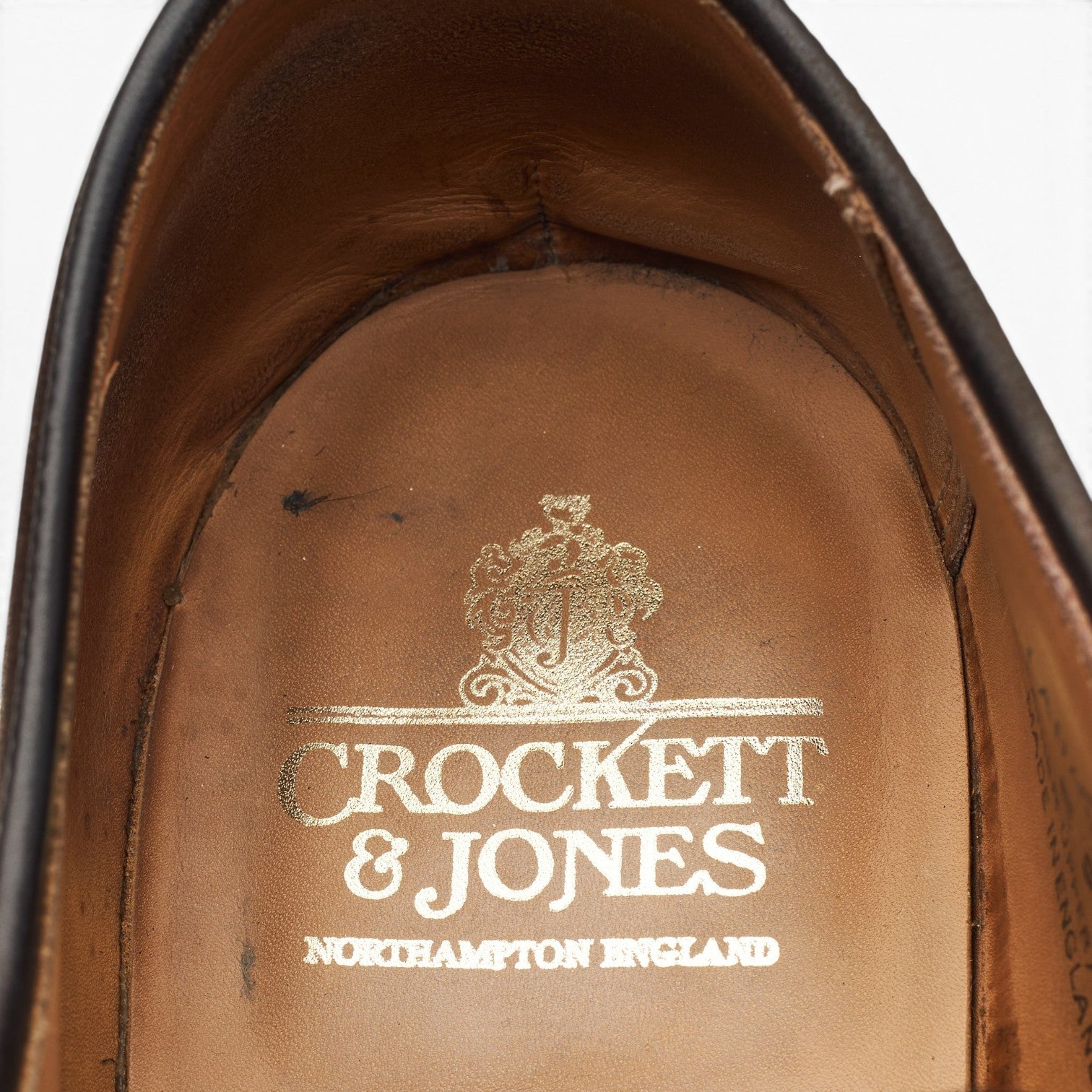Crockett & Jones Lanark 3 derby suède marron UK 11