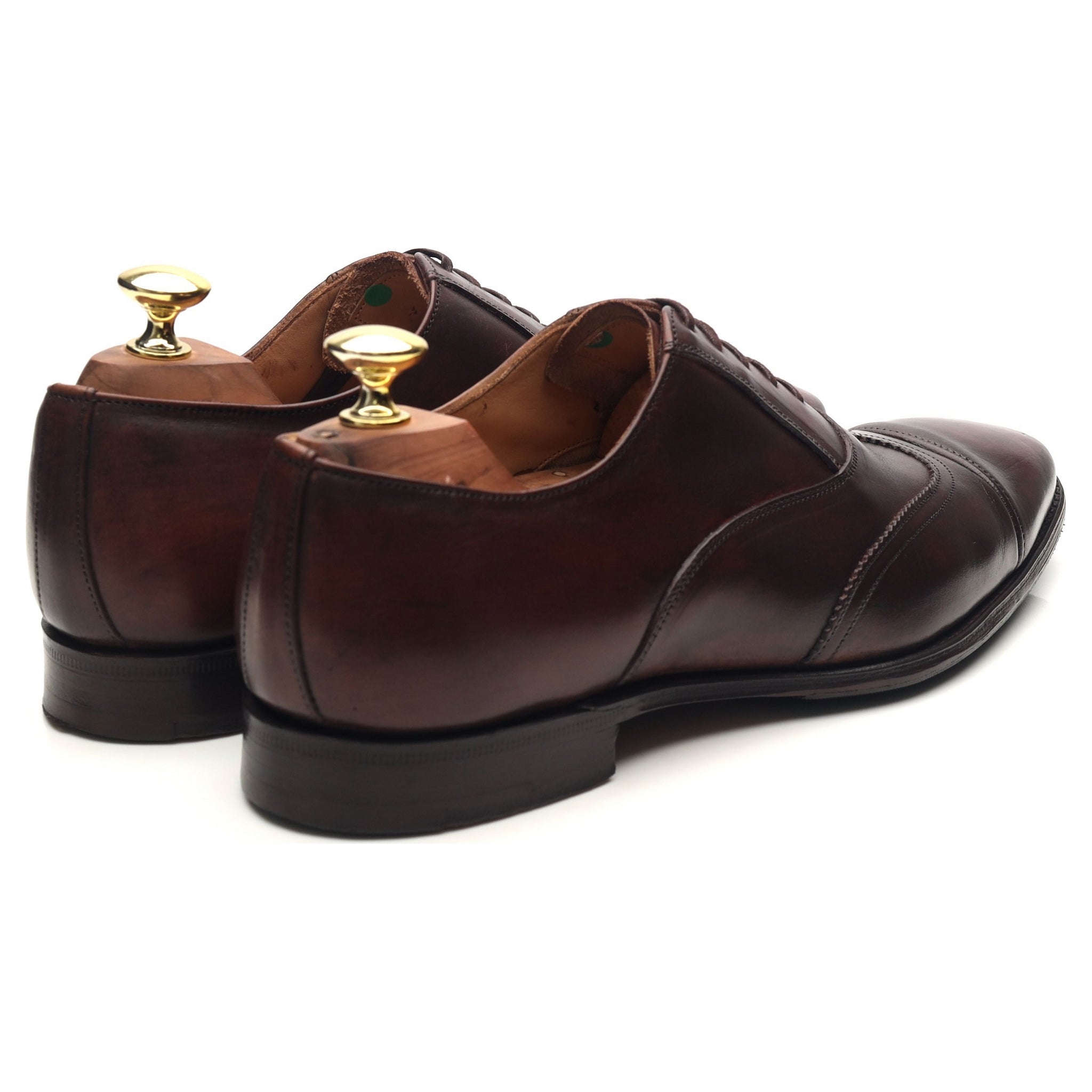 Jil Sander oxford cuir marron foncé pointure UK 7
