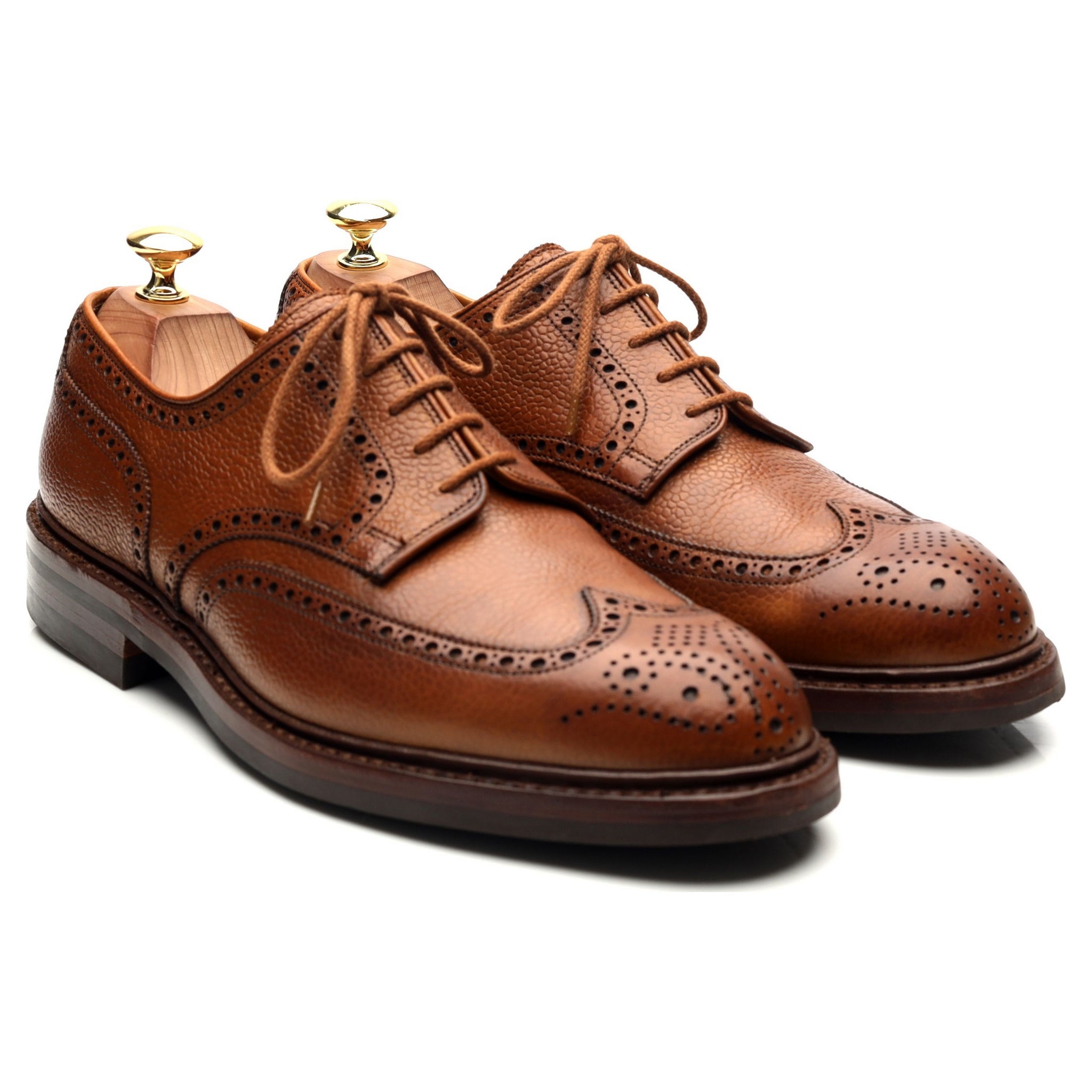 Crockett & Jones Pembroke derbies cuir marron UK 8