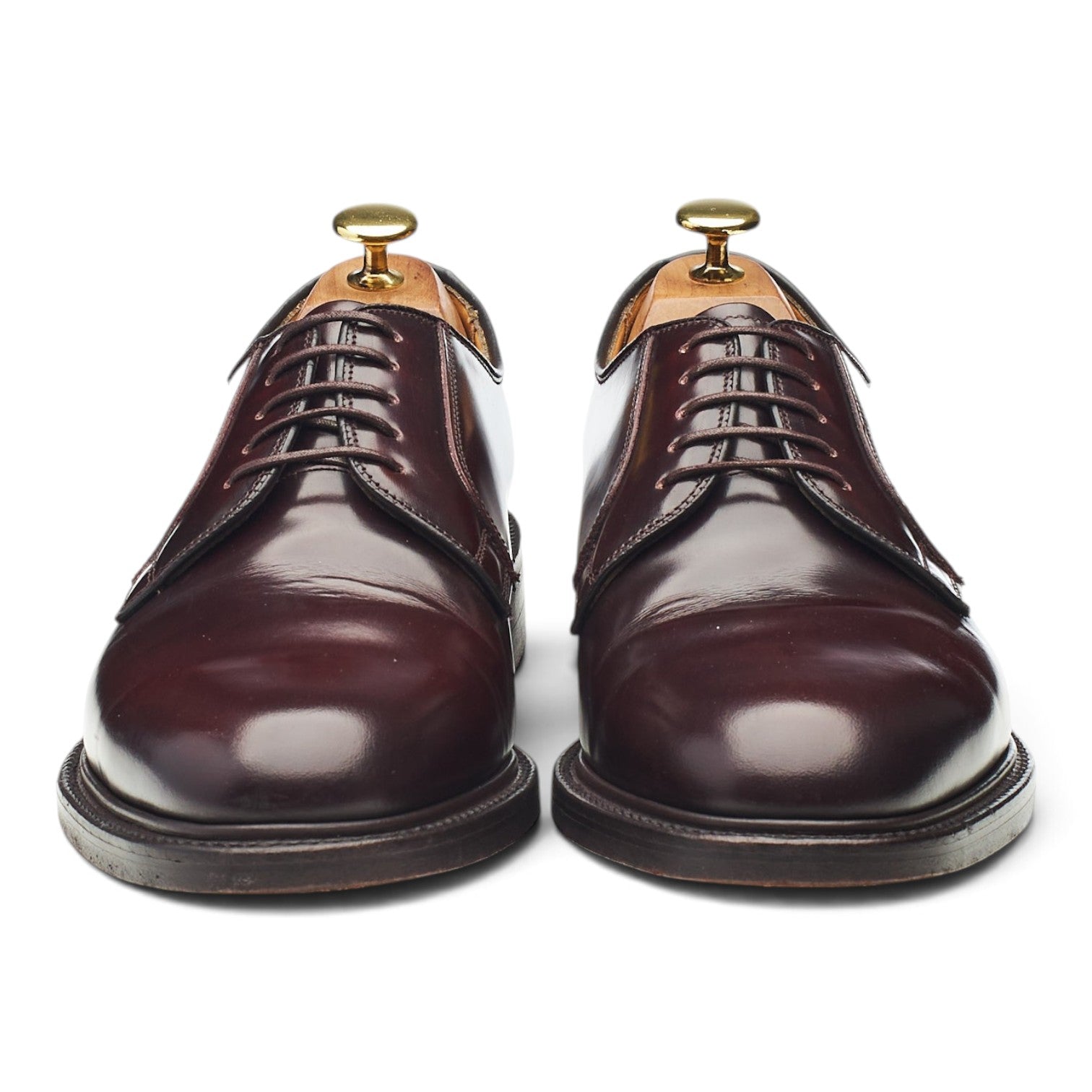 Loake 771 derby cuir bordeaux UK 8.5