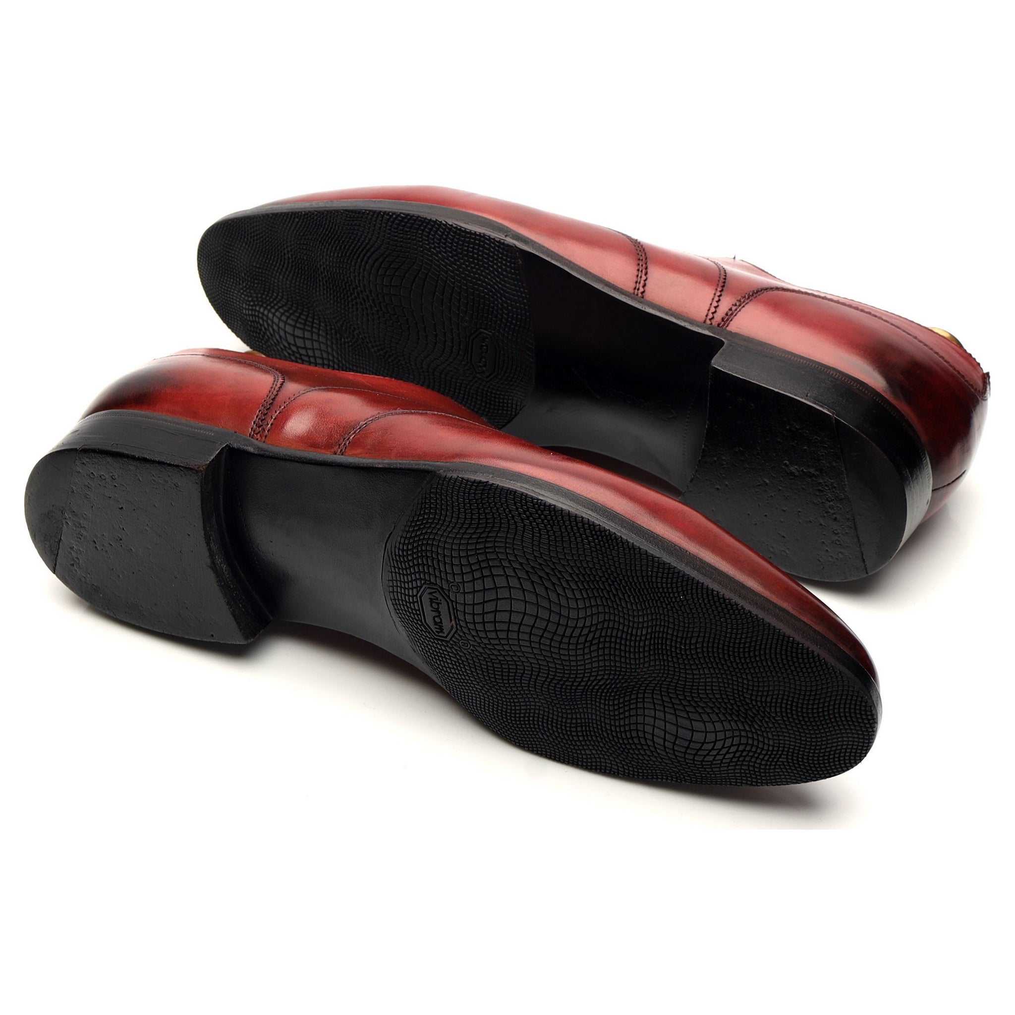 Edward Green Beaulieu richelieu cuir bordeaux UK 8.5