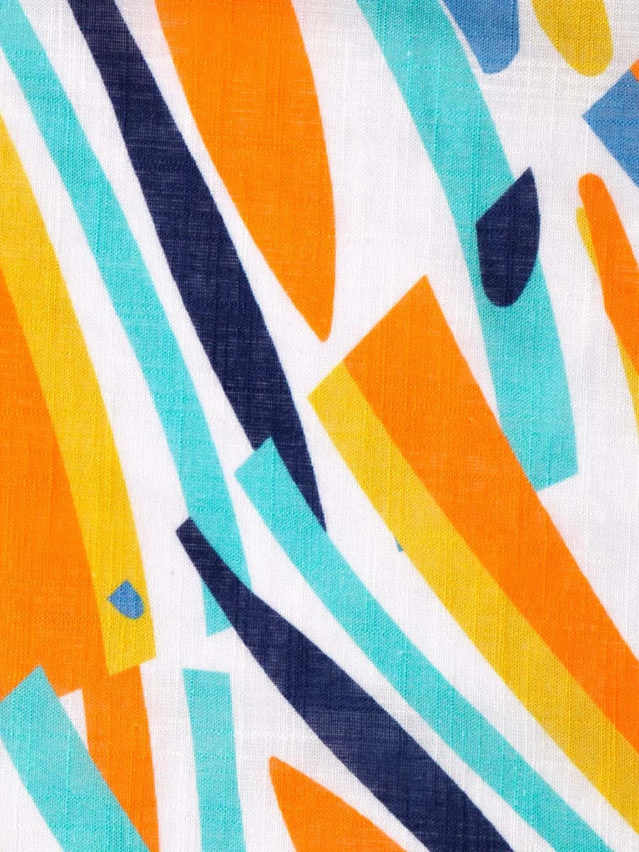Toni Pons Fabiola foulard coton imprimé 55x55