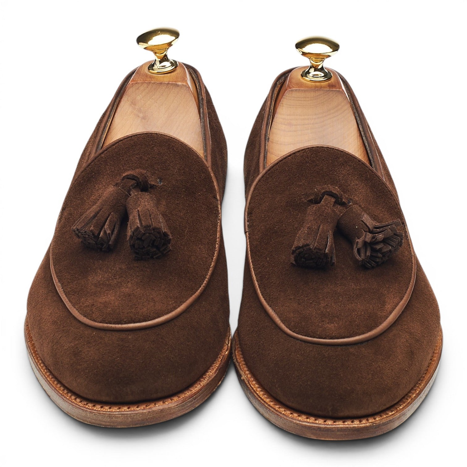 John Lobb Edmond mocassins daim marron 6,5