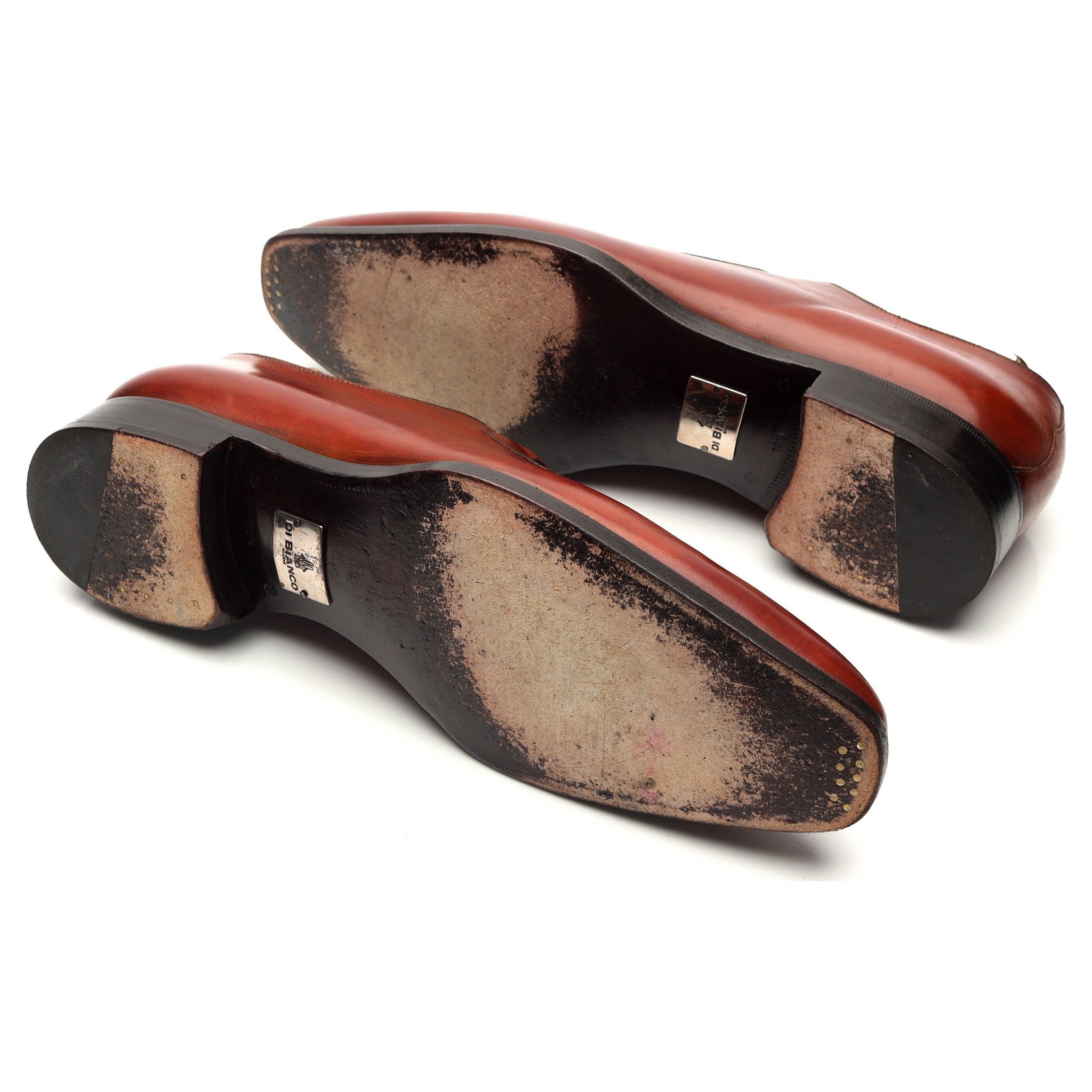 Scarpe di Bianco Ghillie oxford cuir marron UK 9,5