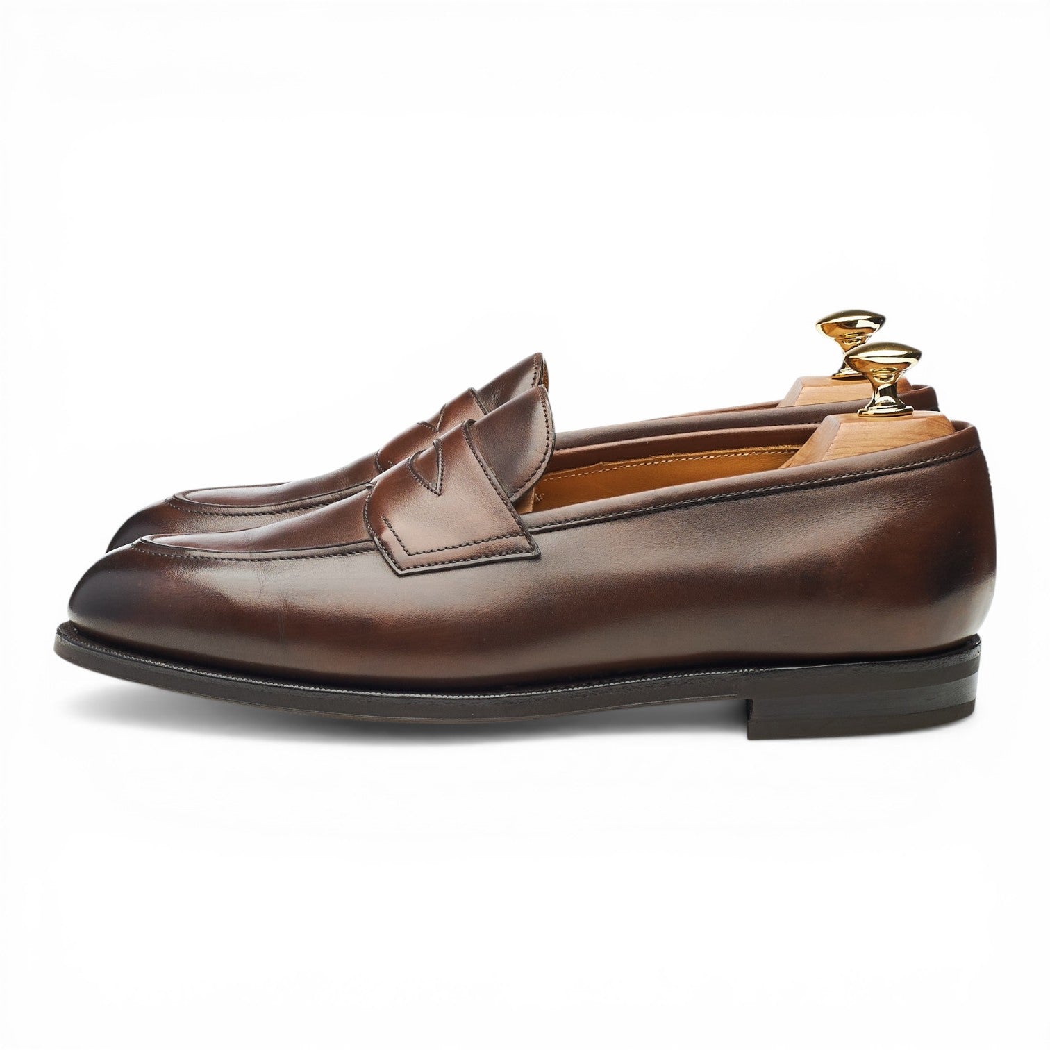 Edward Green Piccadilly mocassins cuir marron 6.5 UK
