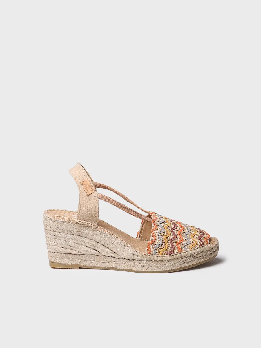 Toni Pons Sara-RS espadrilles compensées toile multicolore