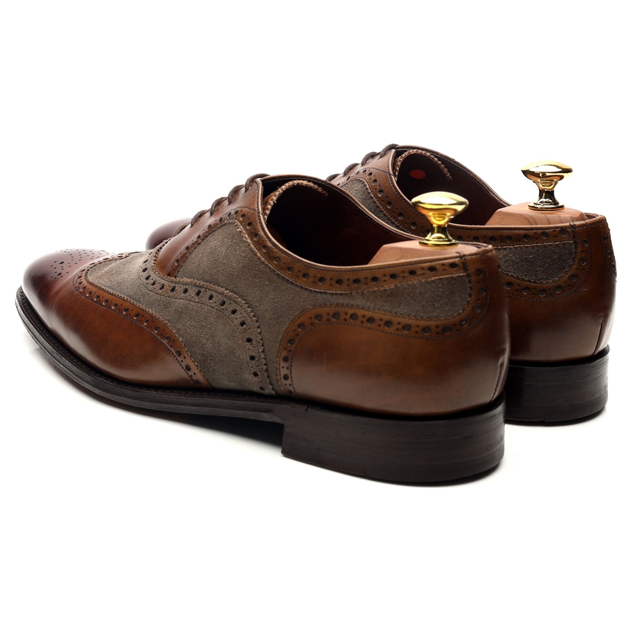 Herring Fencote oxford cuir marron pointure UK 8