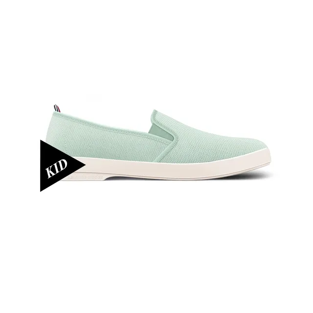 Rivieras Classic Enfant Toile Vert d'Eau Espadrilles Coton