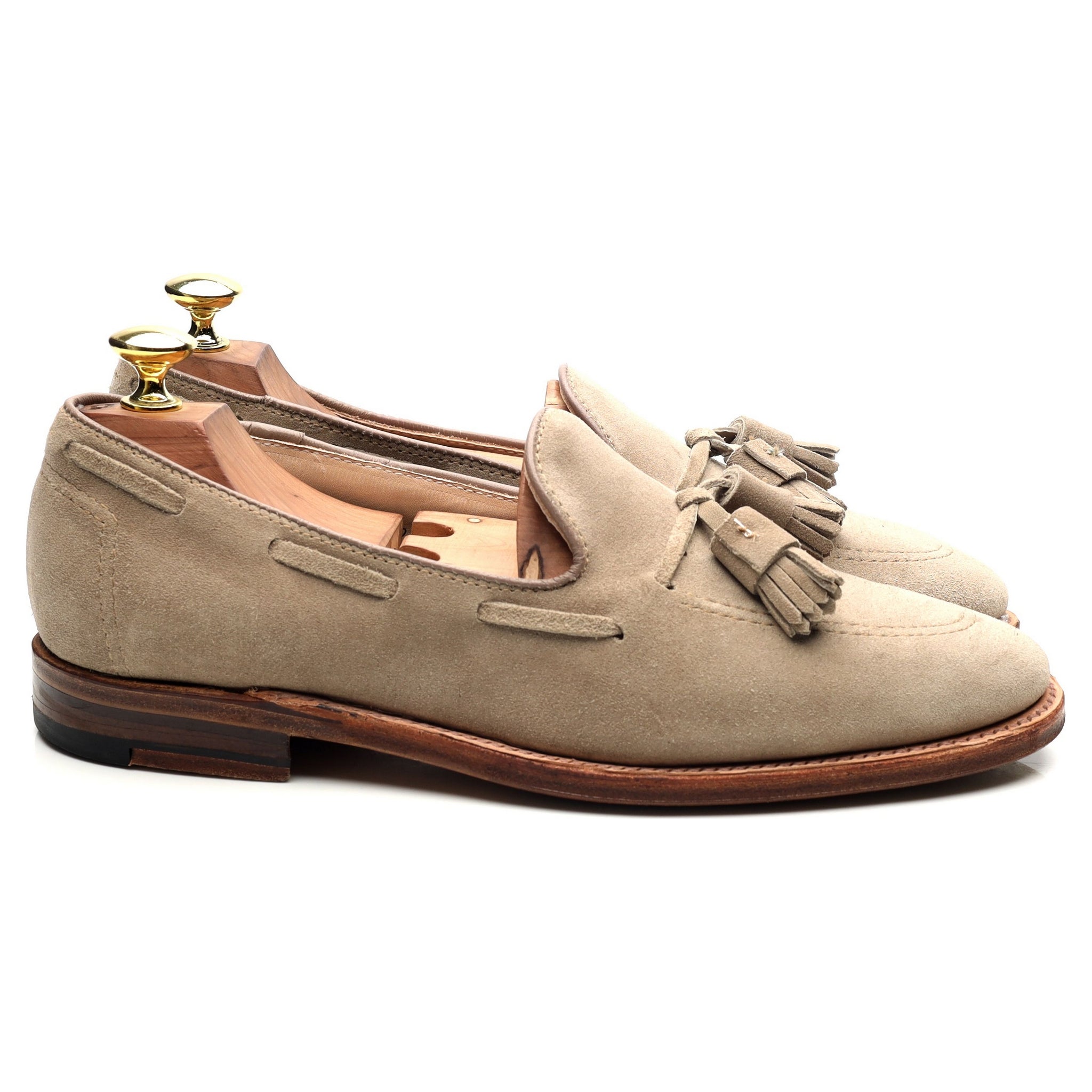 The Armoury D1121 mocassins suède beige pointure UK 7