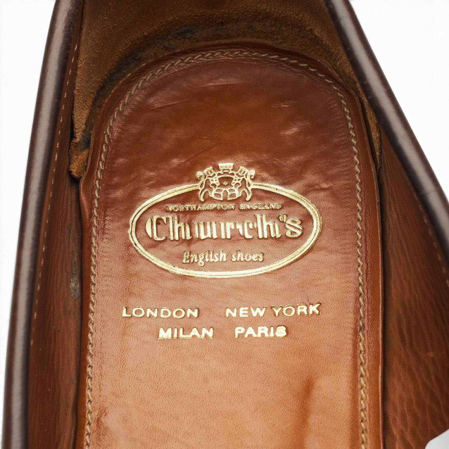 Church's Cascade mocassin cuir marron foncé UK 12