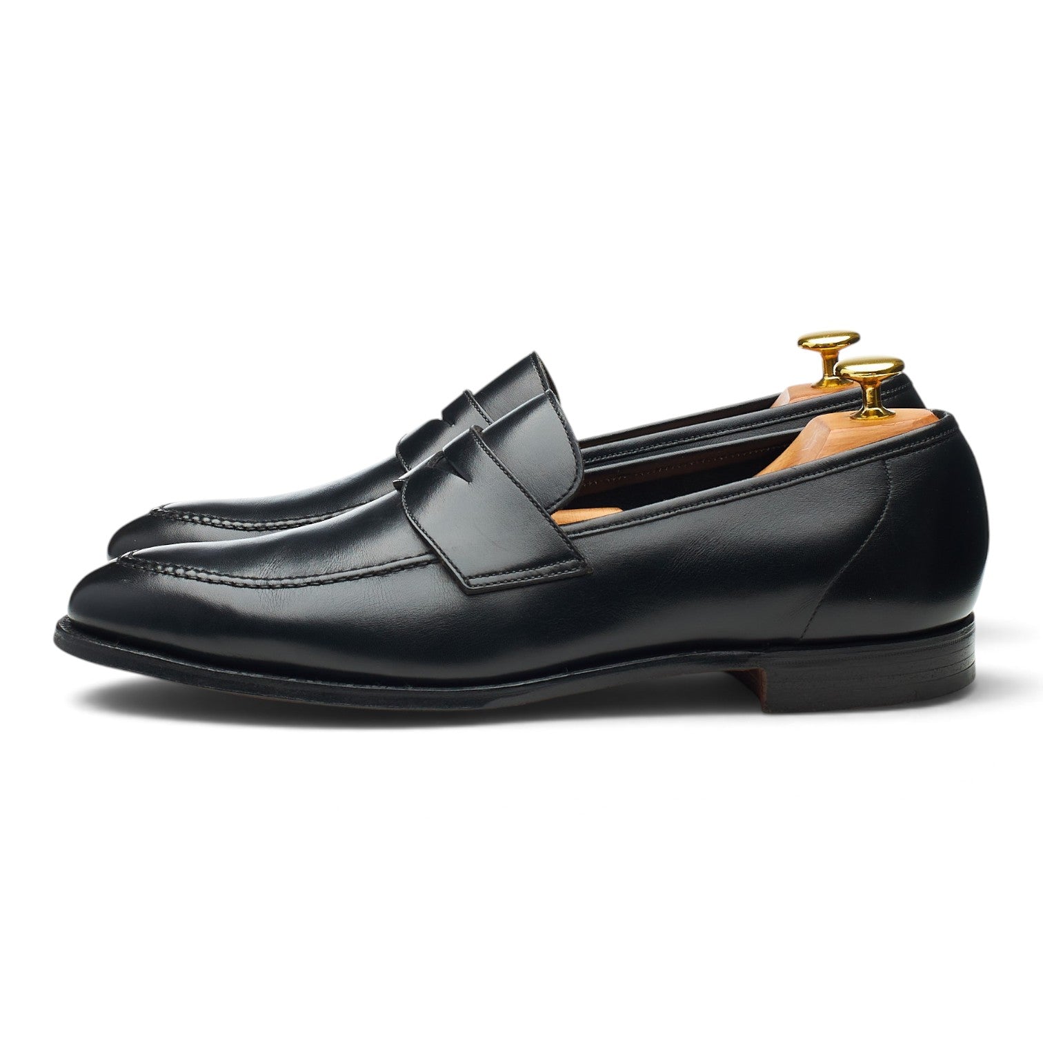 Crockett & Jones Teign mocassin cuir noir pointure 8 UK
