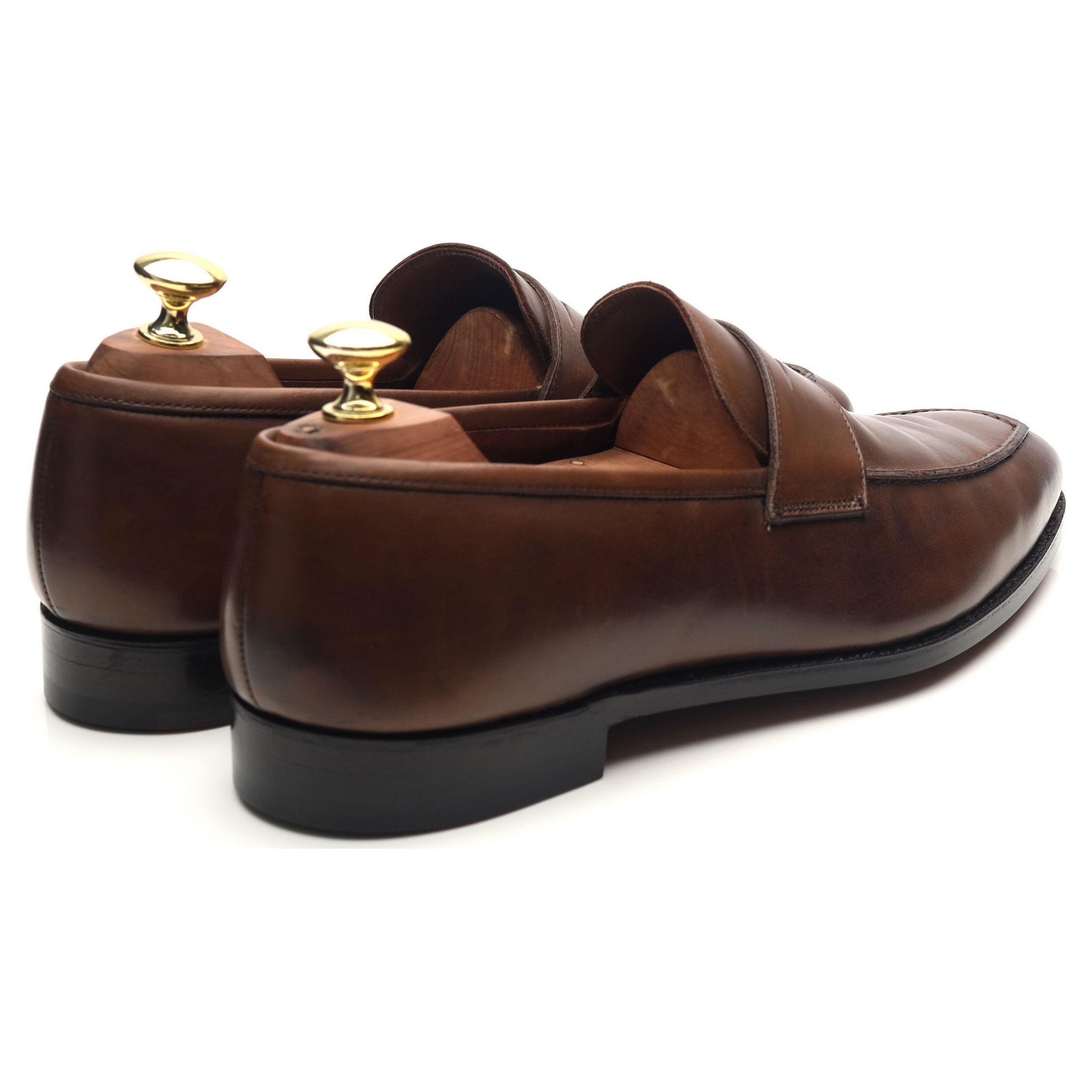 Crockett & Jones Bury mocassins cuir marron 7.5 UK